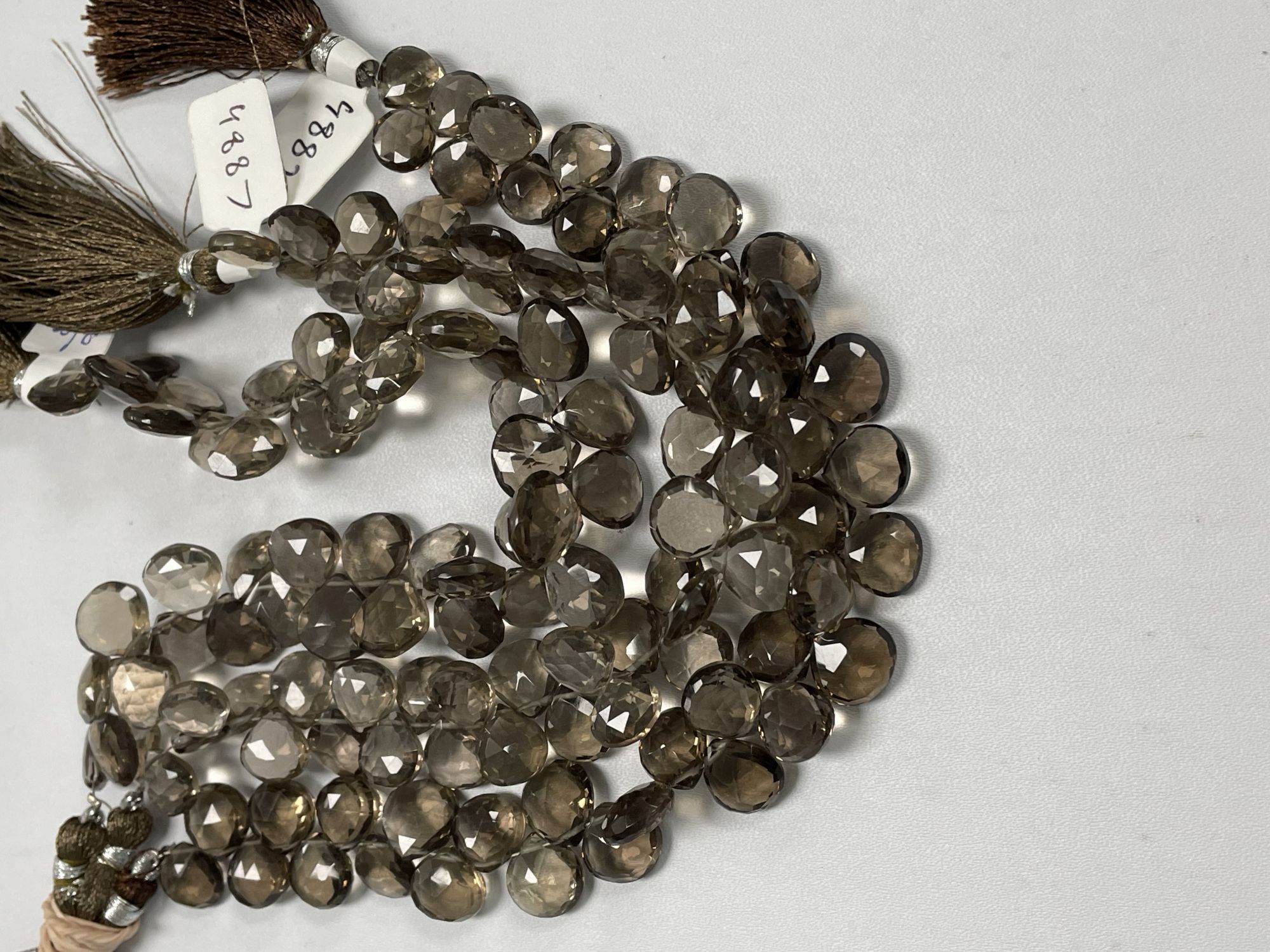 Brown Smoky Quartz Heart Faceted