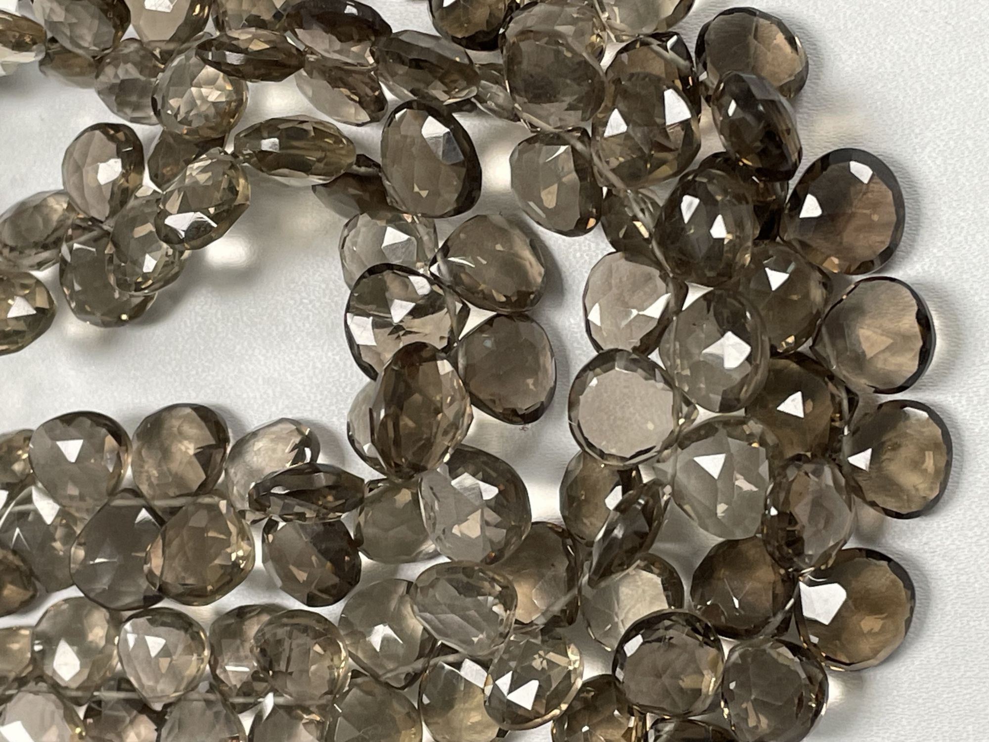 Brown Smoky Quartz Heart Faceted