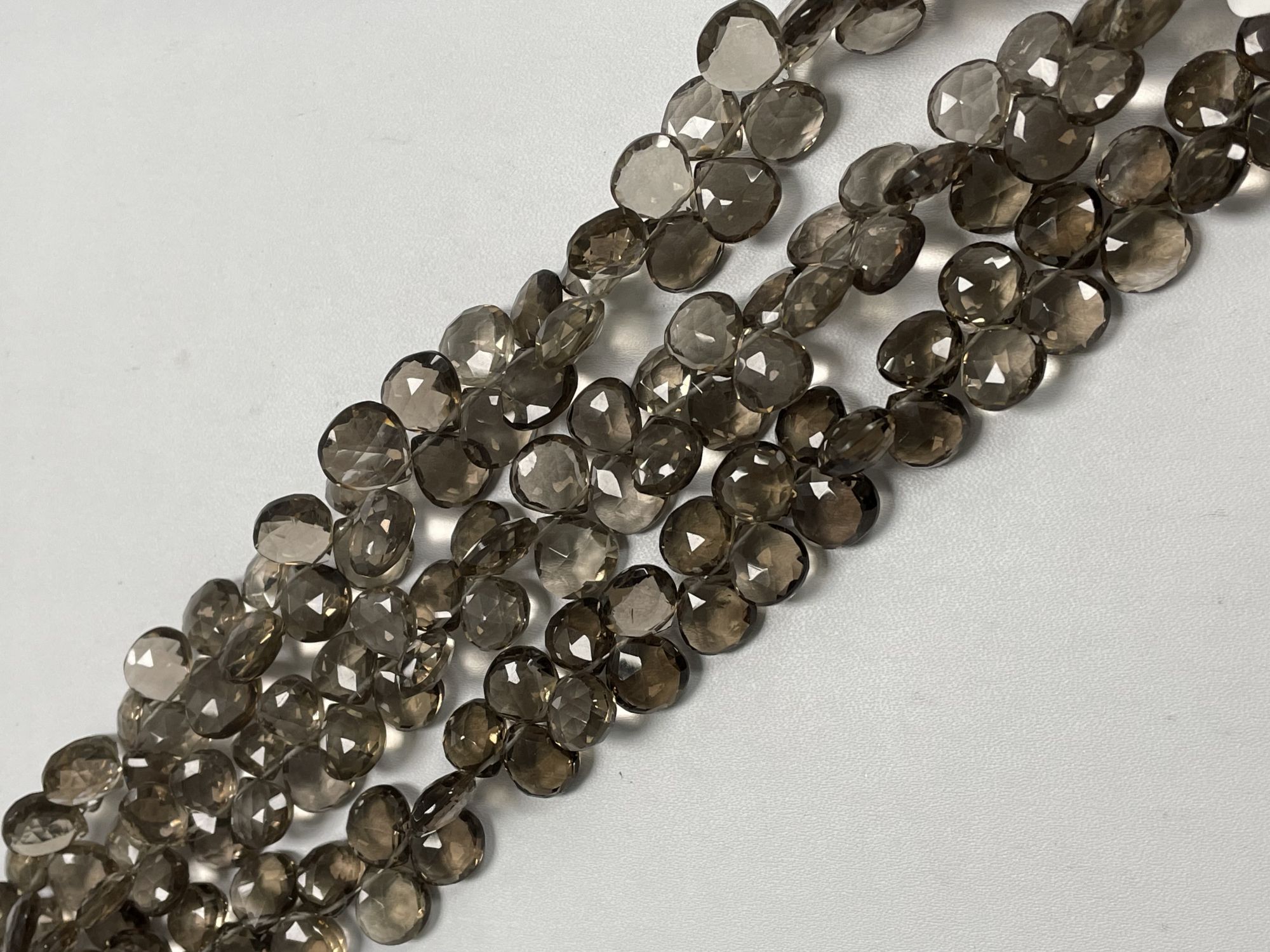 Brown Smoky Quartz Heart Faceted