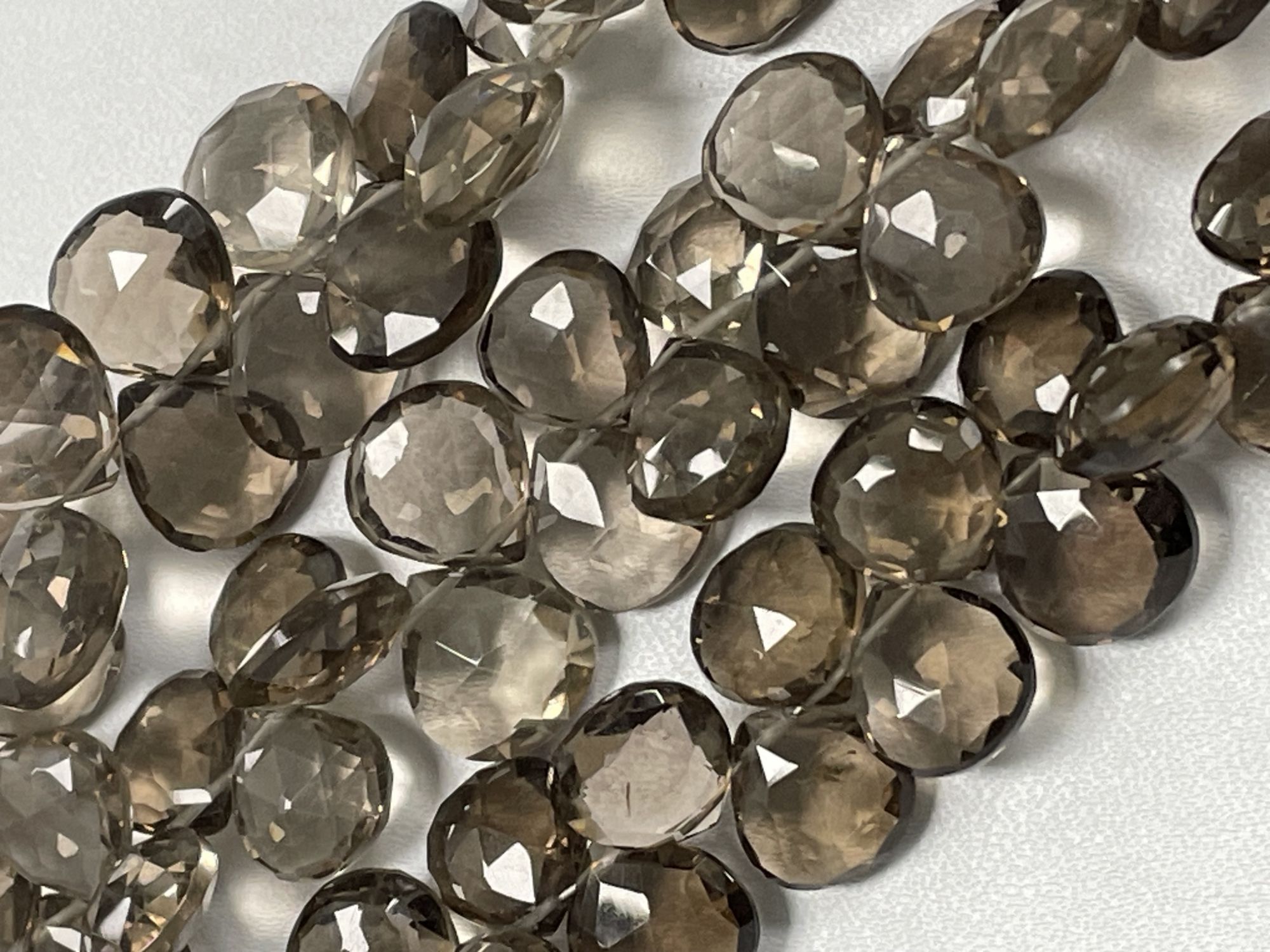 Brown Smoky Quartz Heart Faceted