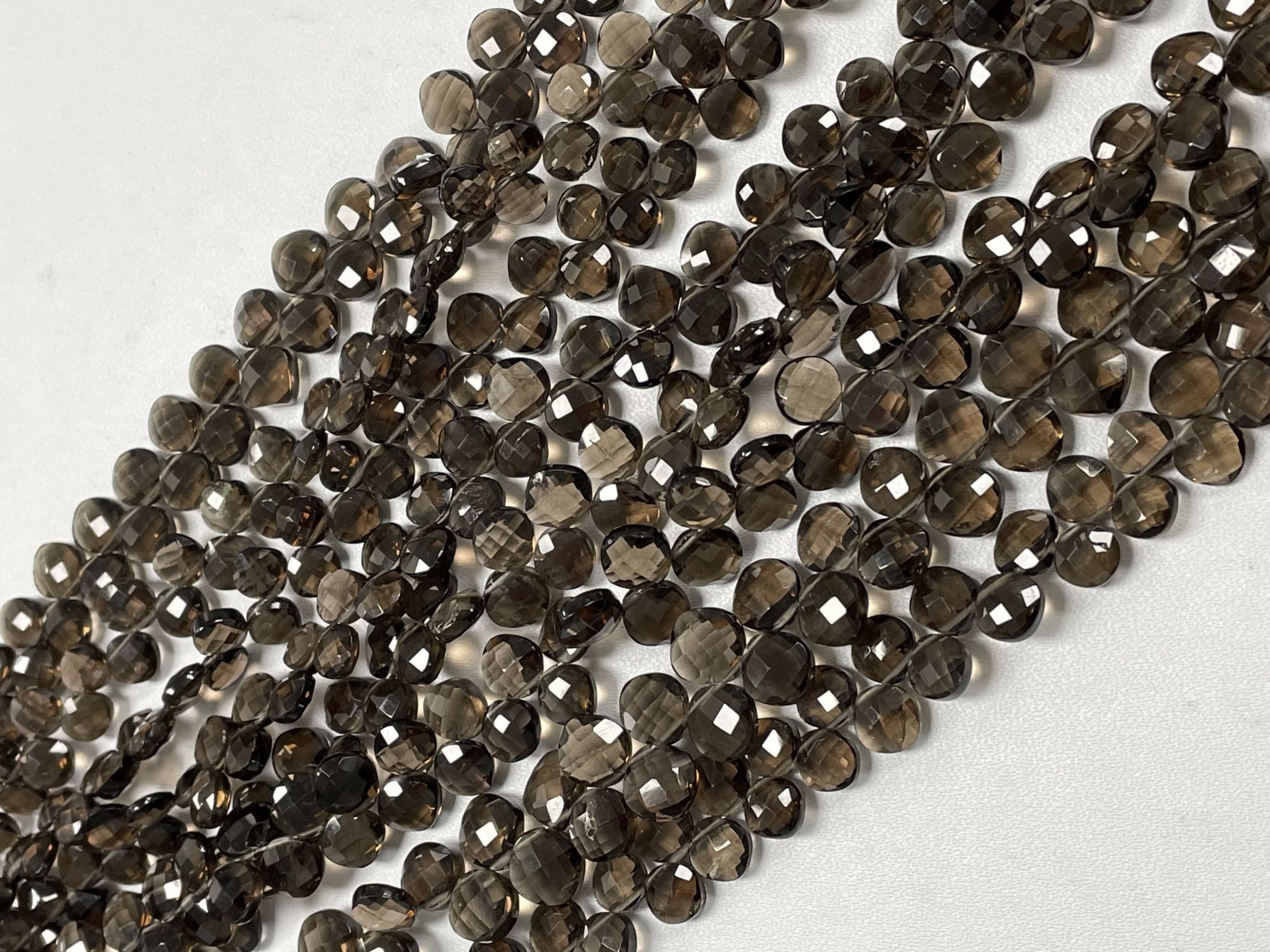 Brown Smoky Quartz Cushion Faceted