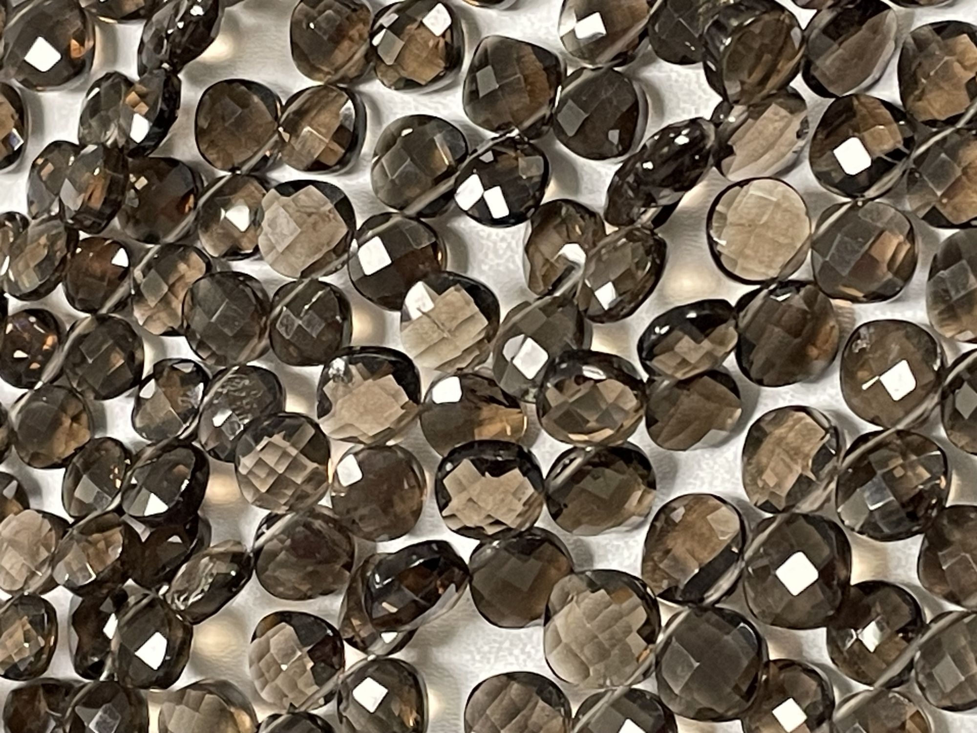 Brown Smoky Quartz Cushion Faceted