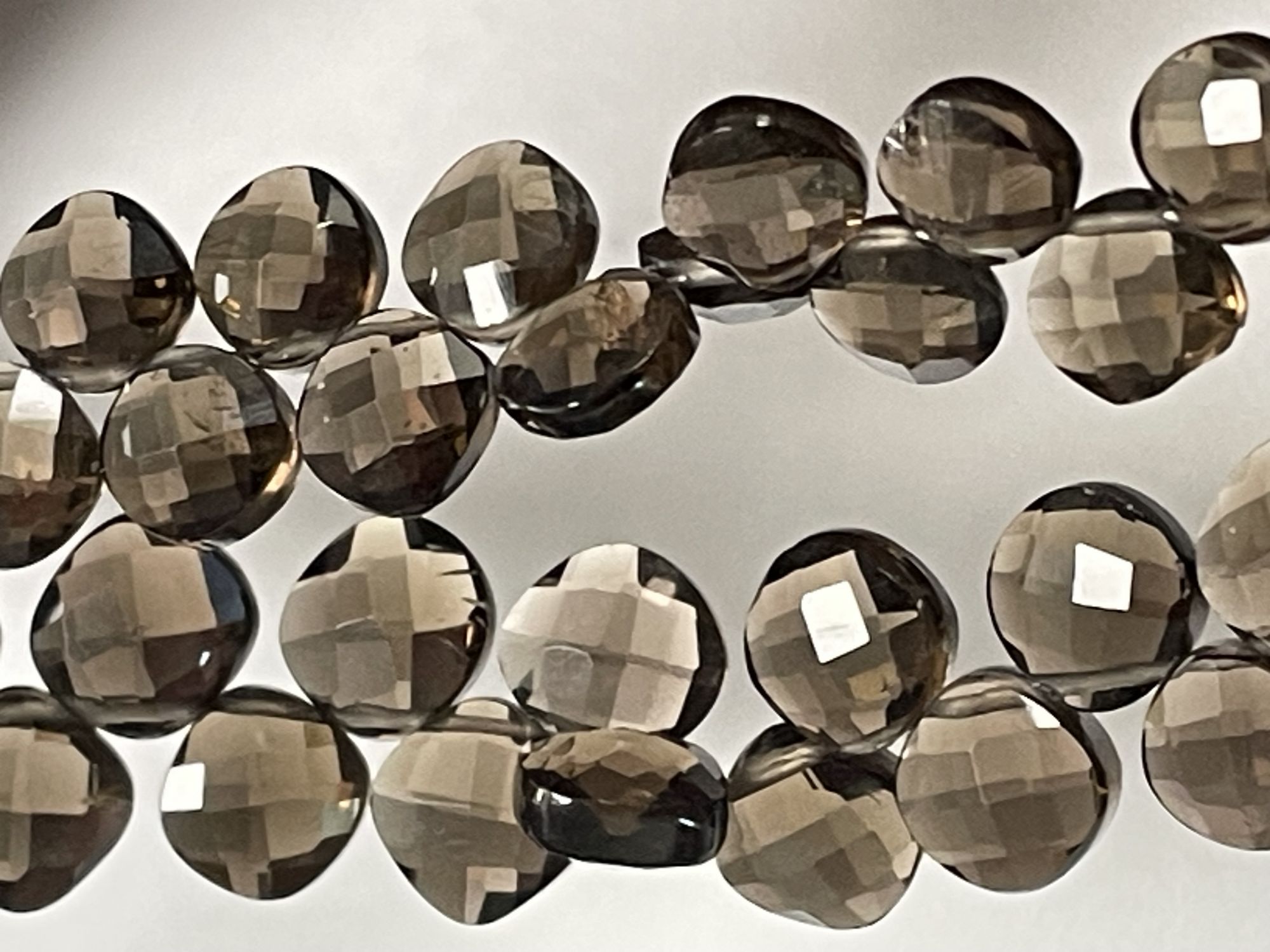 Brown Smoky Quartz Cushion Faceted