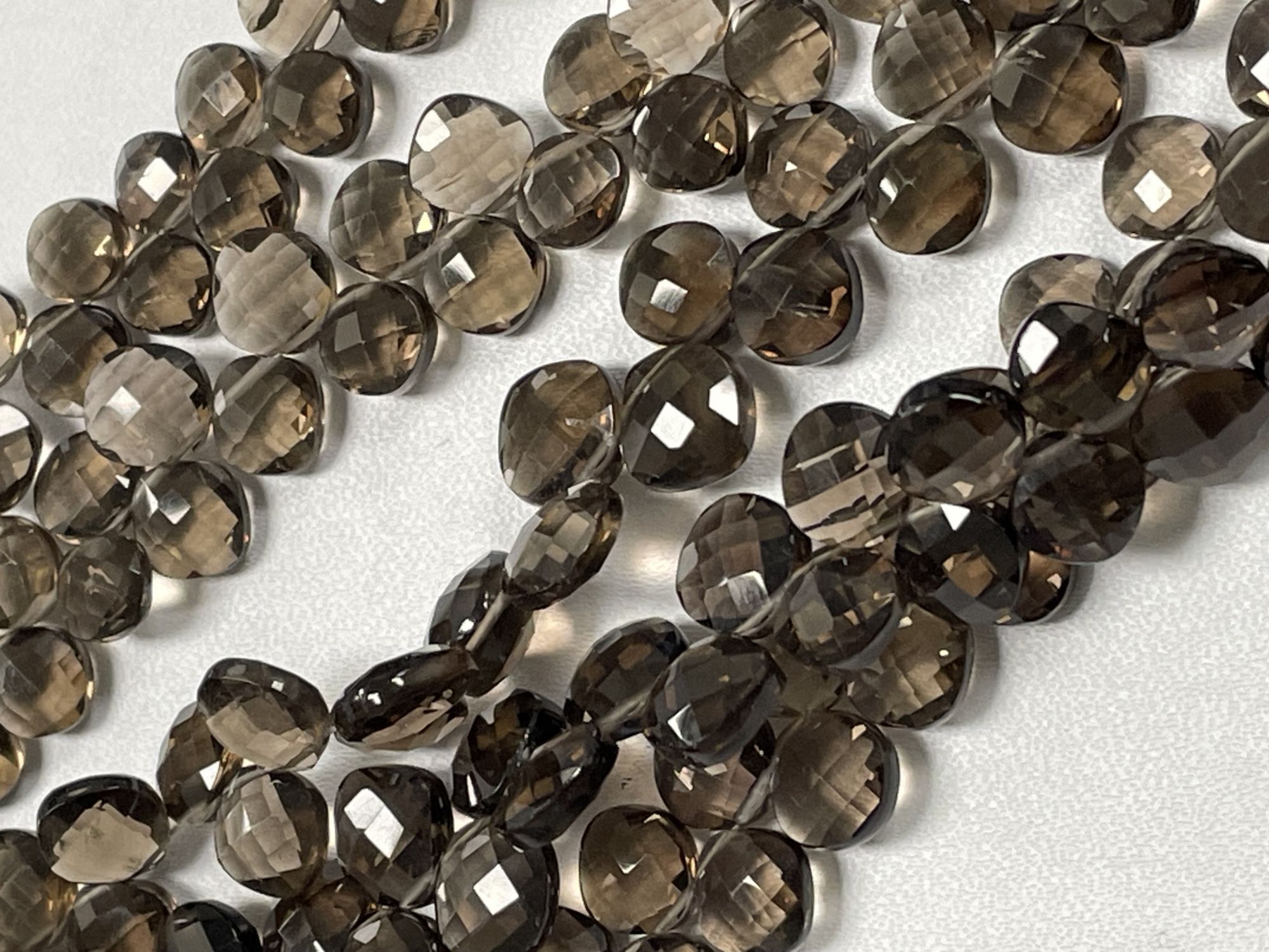 Brown Smoky Quartz Cushion Faceted