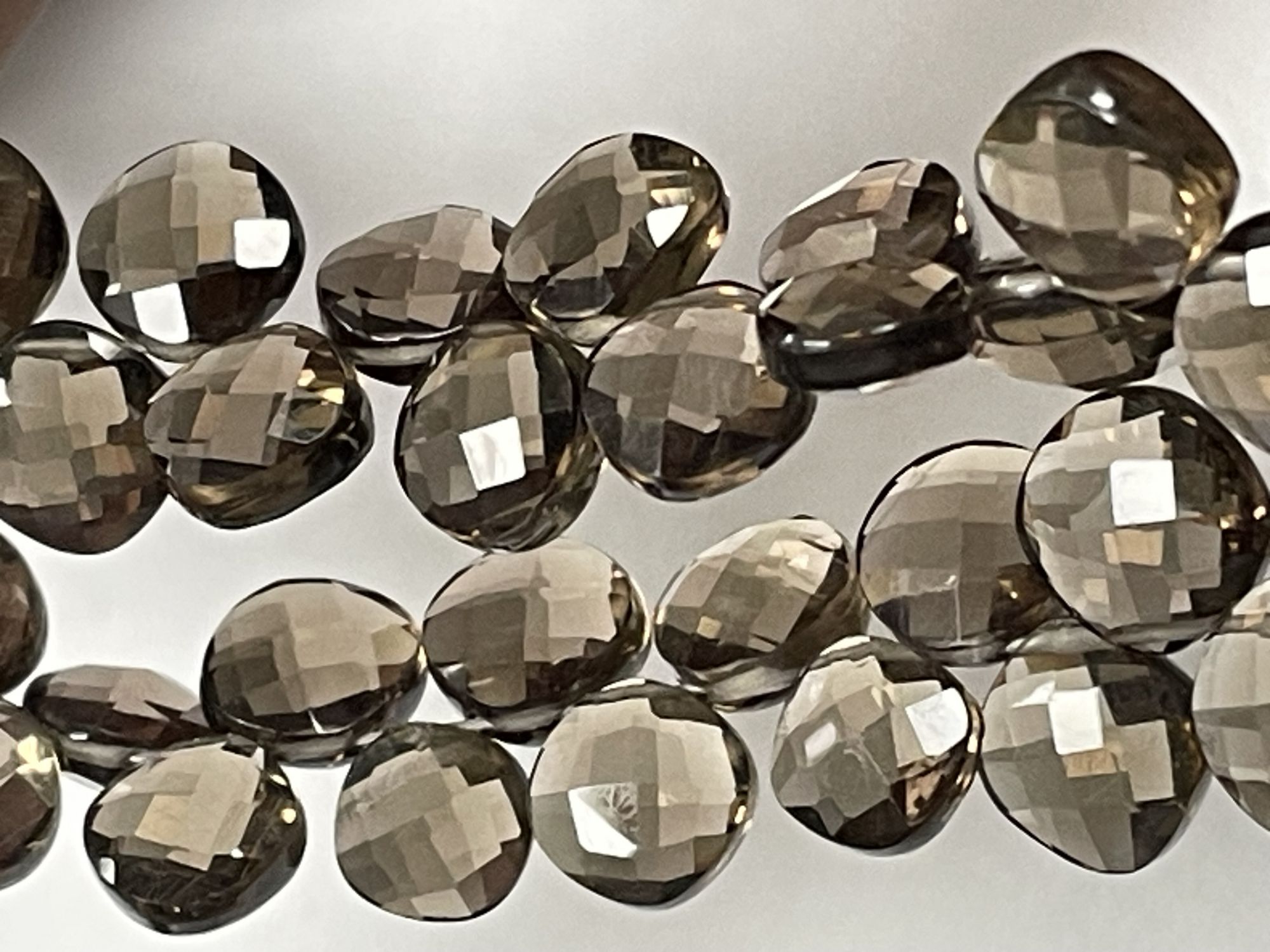 Brown Smoky Quartz Cushion Faceted