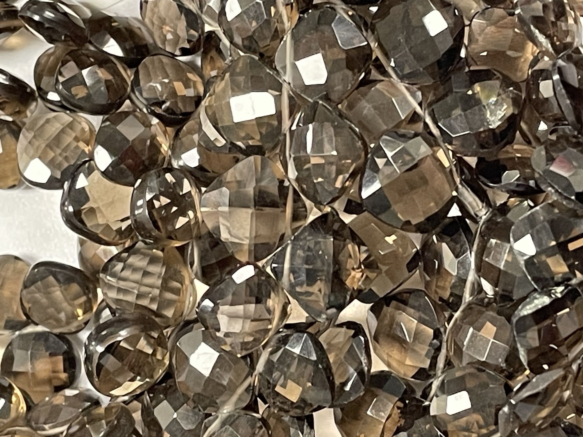 Brown Smoky Quartz Cushion Faceted