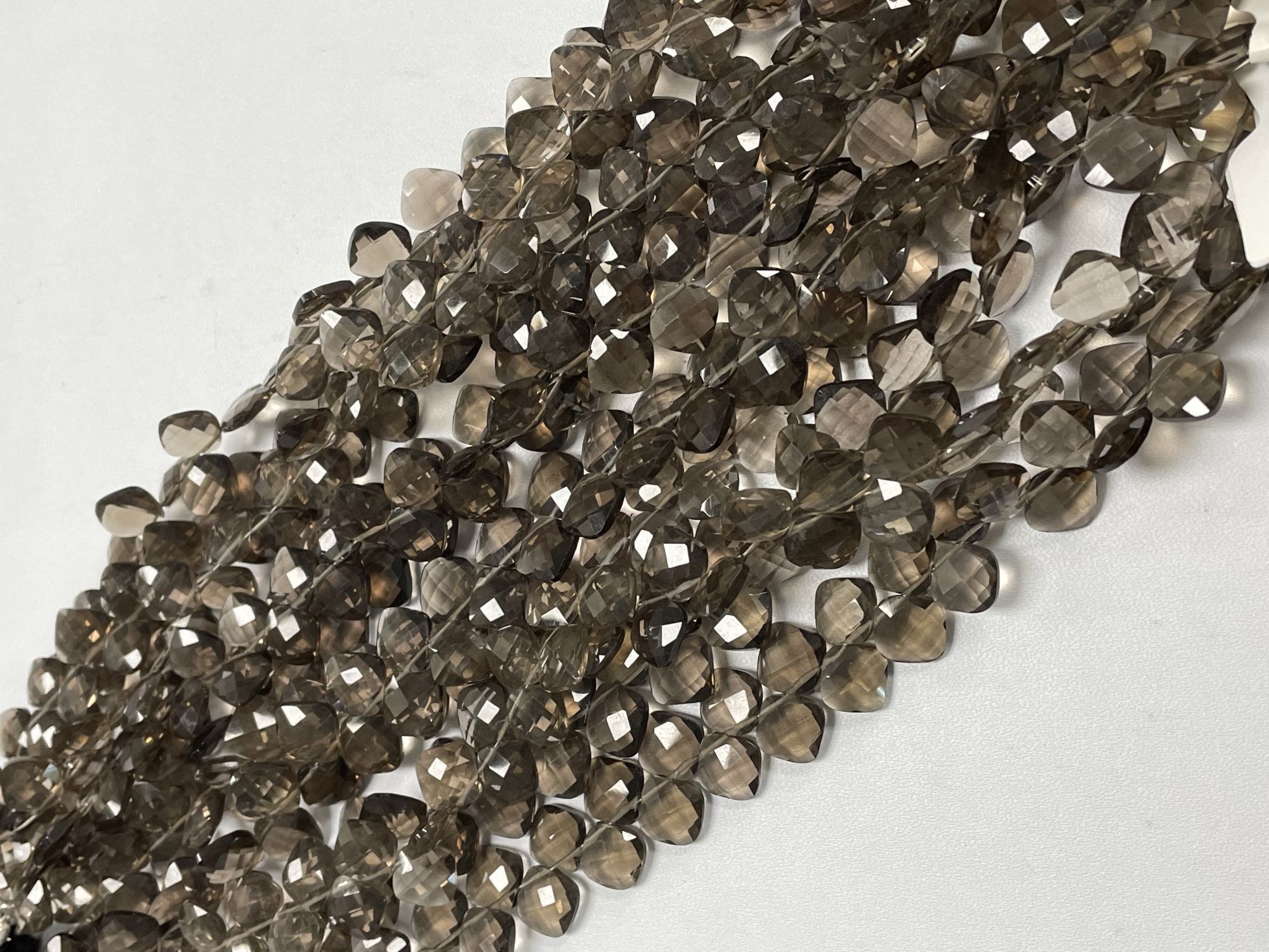 Brown Smoky Quartz Cushion Faceted