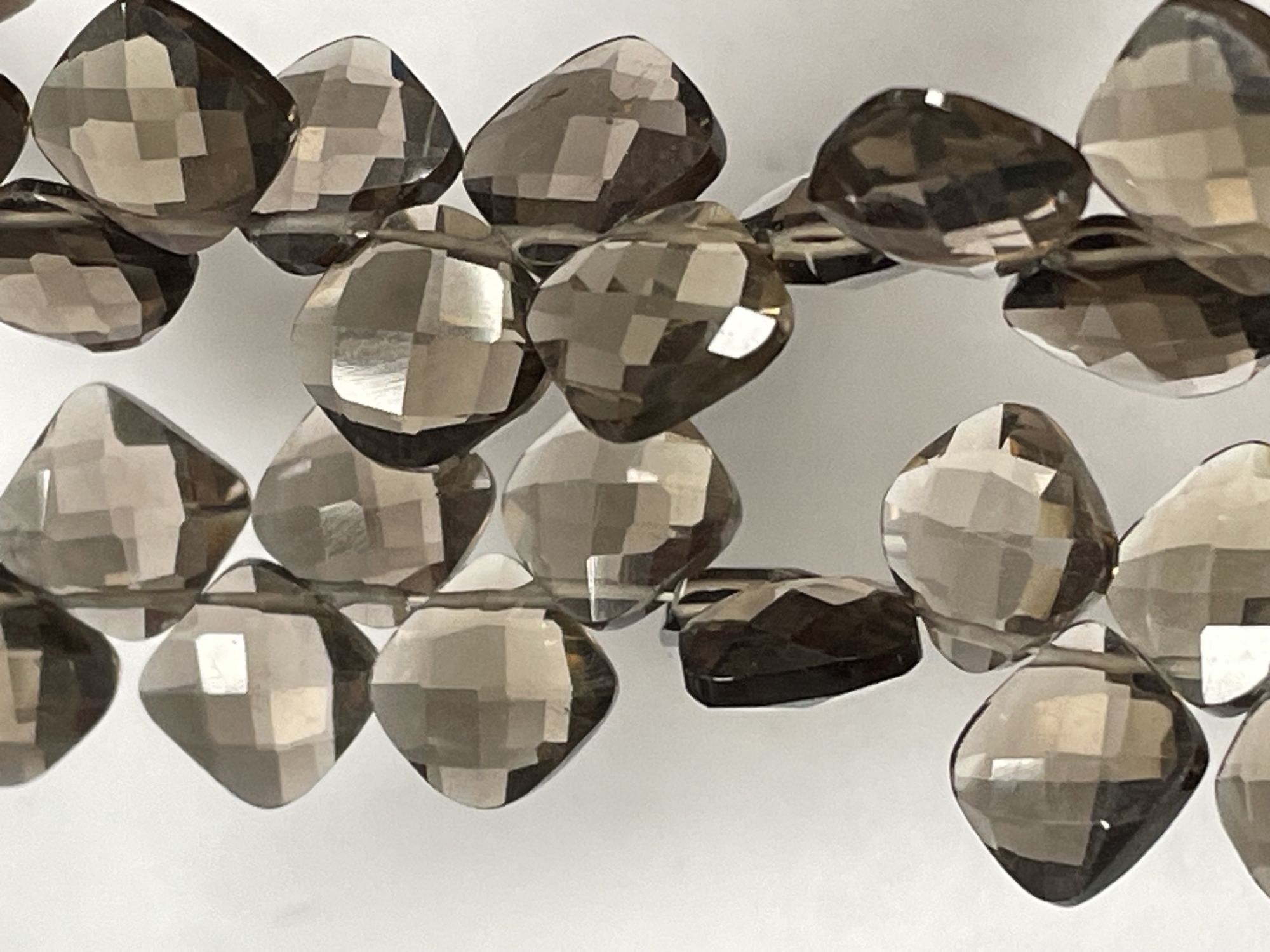 Brown Smoky Quartz Cushion Faceted