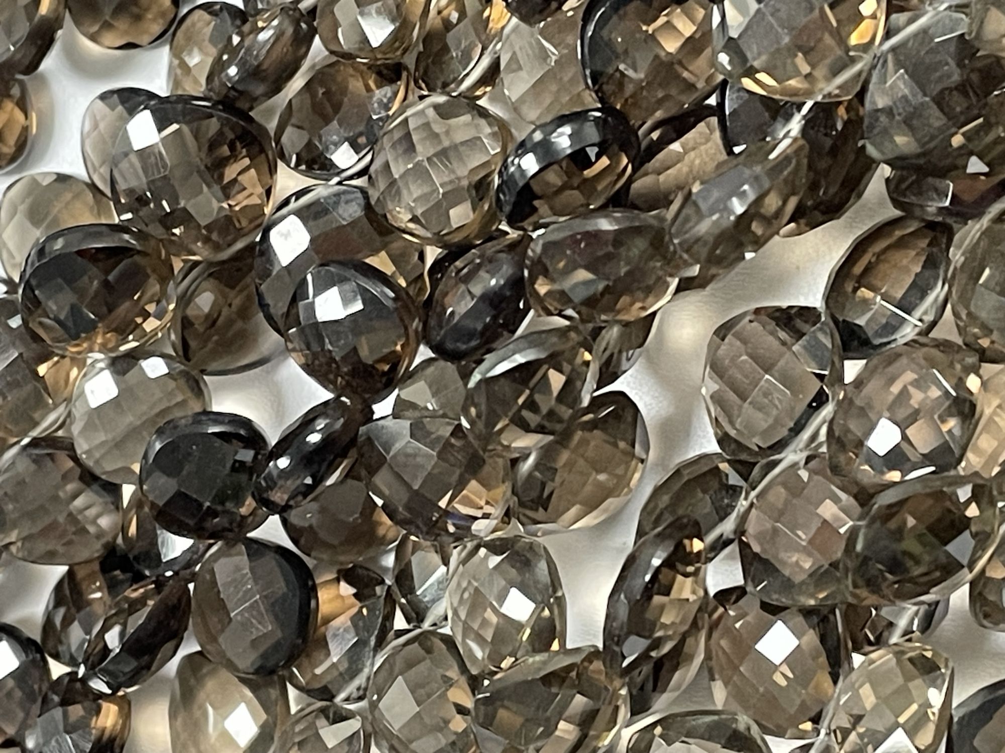 Brown Smoky Quartz Cushion Faceted