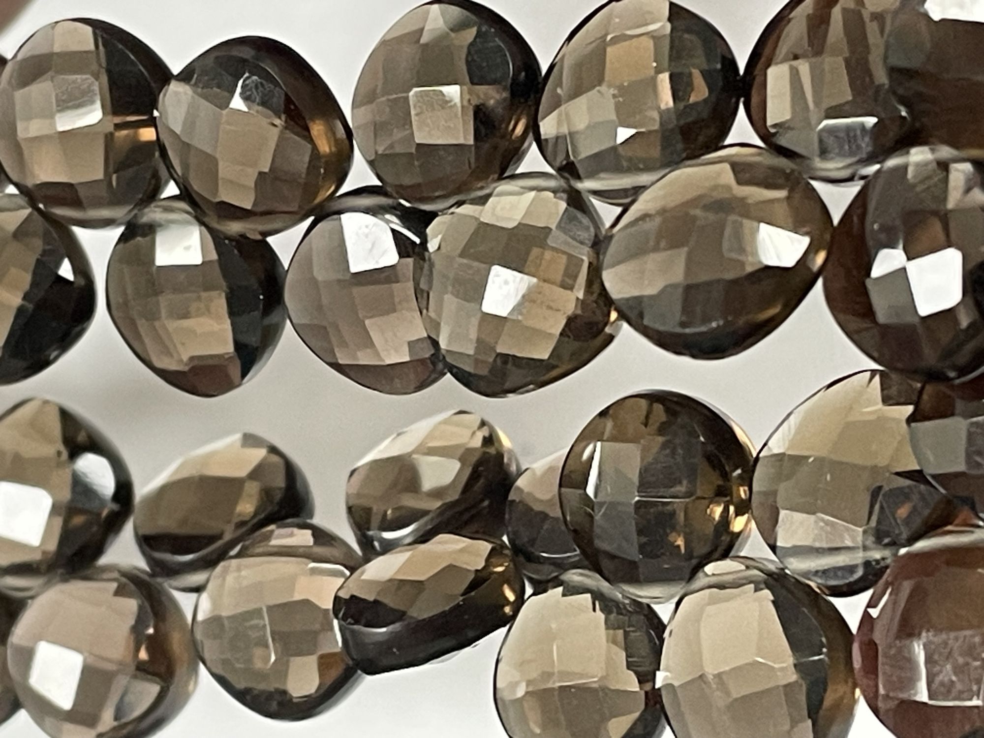 Brown Smoky Quartz Cushion Faceted