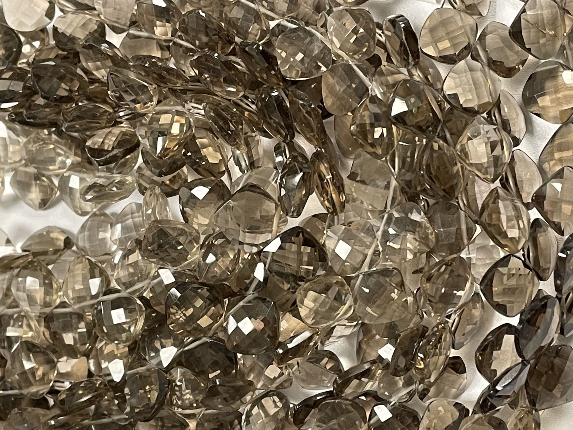 Brown Smoky Quartz Cushion Faceted