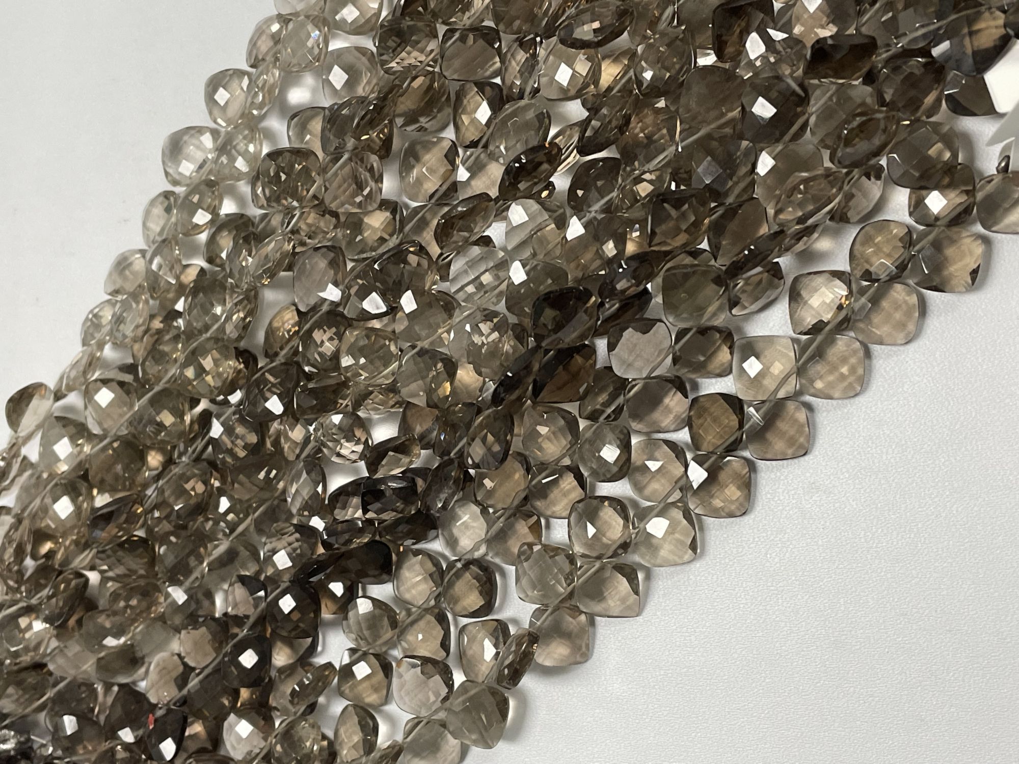 Brown Smoky Quartz Cushion Faceted