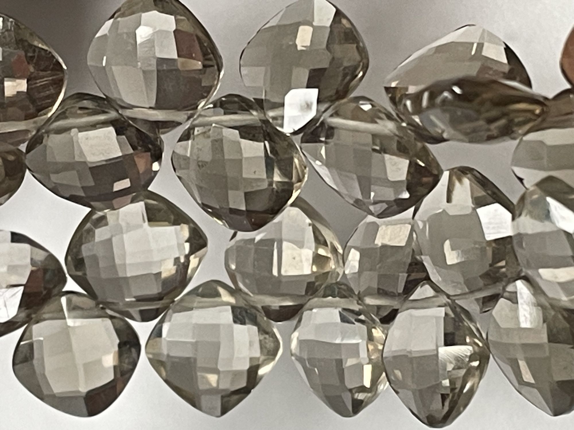 Brown Smoky Quartz Cushion Faceted
