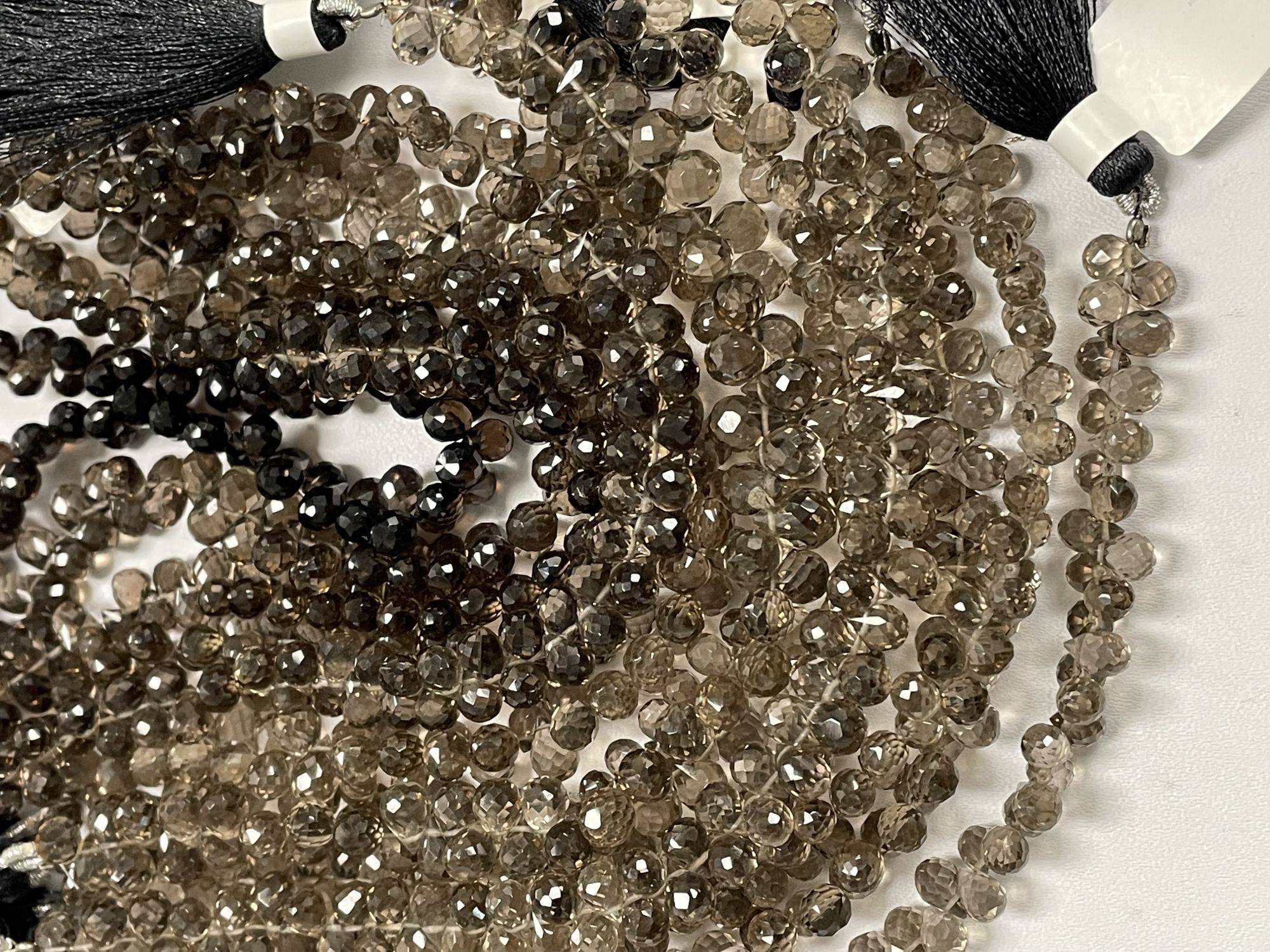 Brown Smoky Quartz Drop Faceted