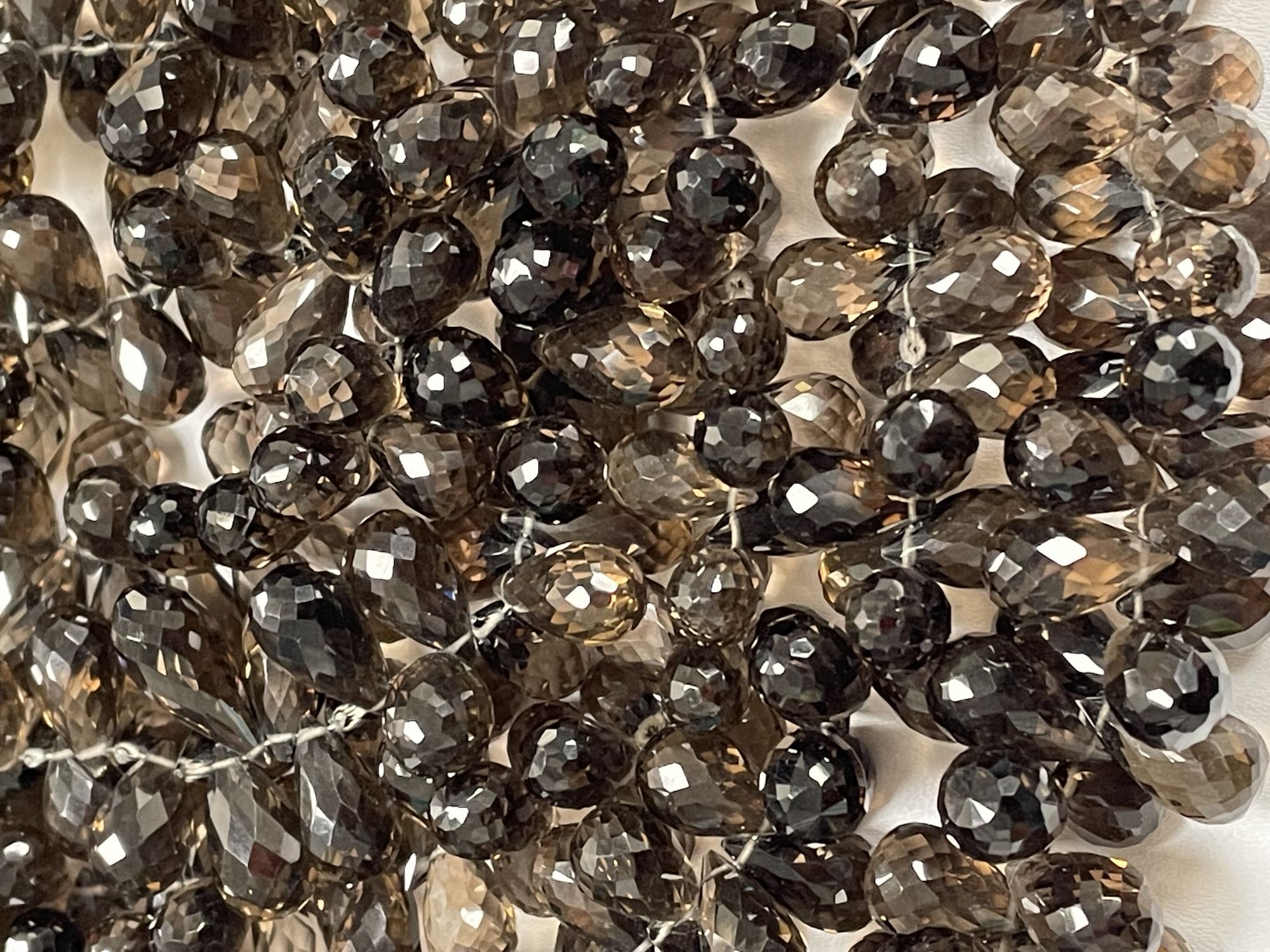 Bown Smoky Quartz Drop Faceted