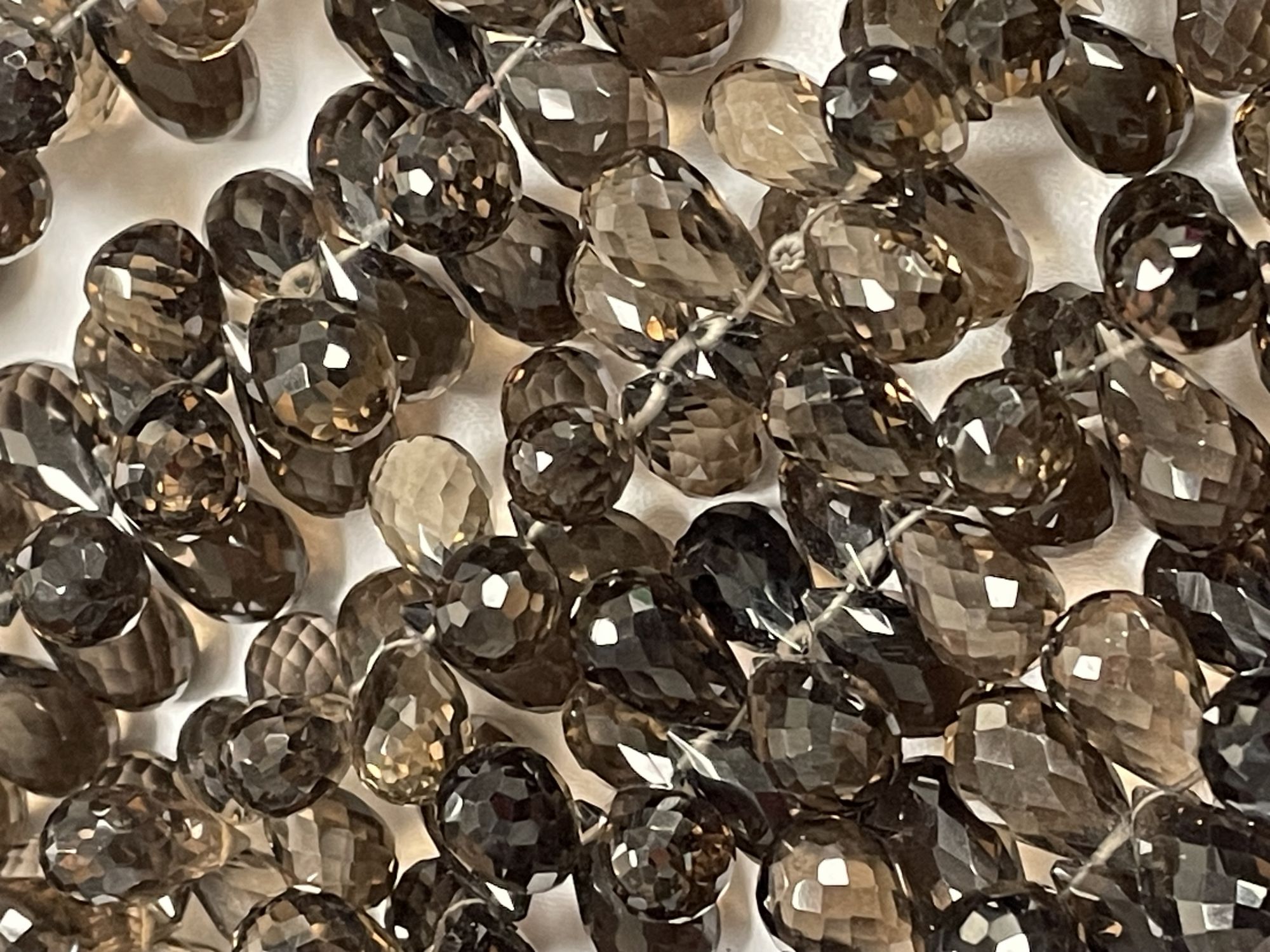 Bown Smoky Quartz Drop Faceted