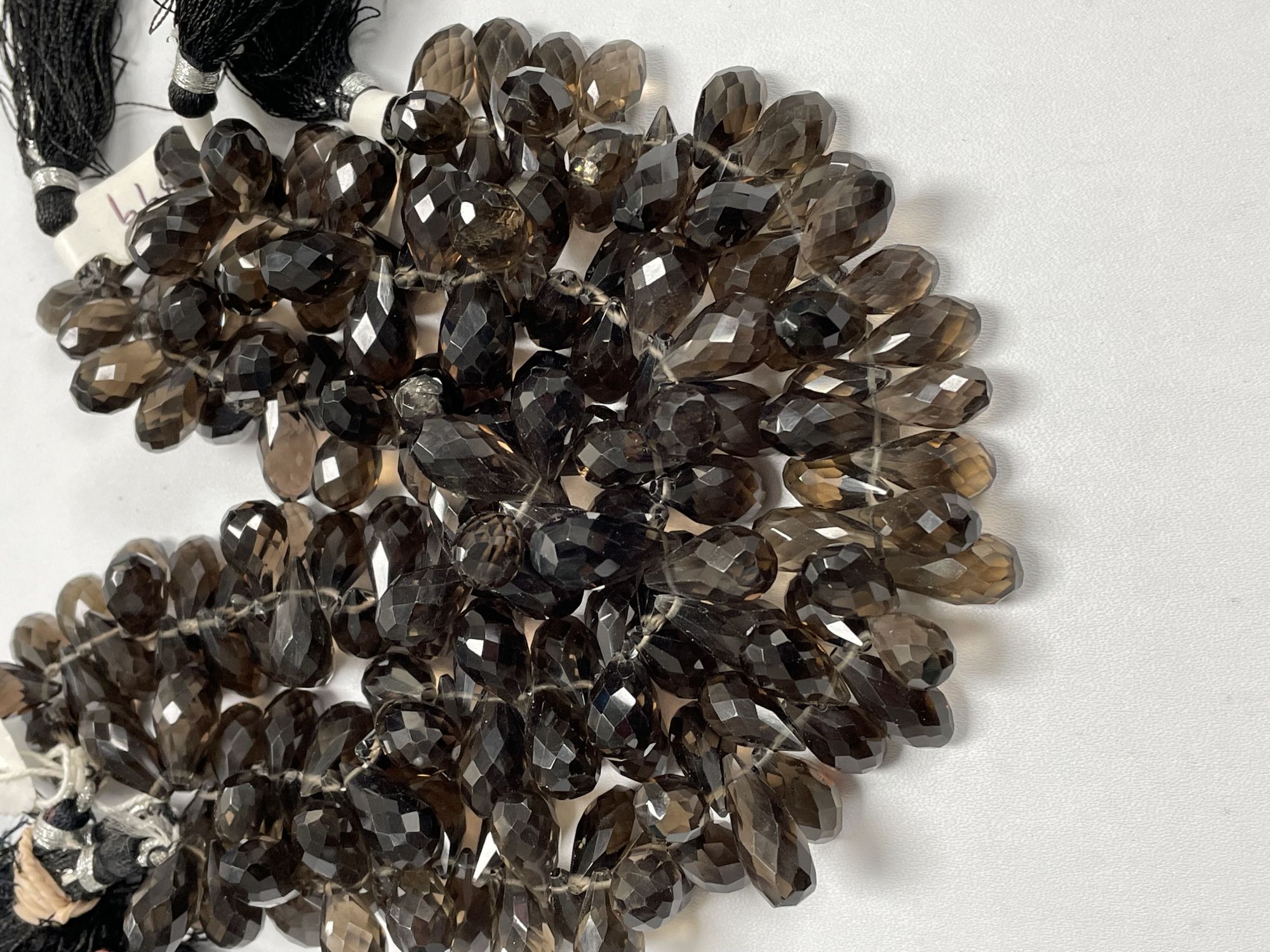 Brown Smoky Quartz Drop Faceted