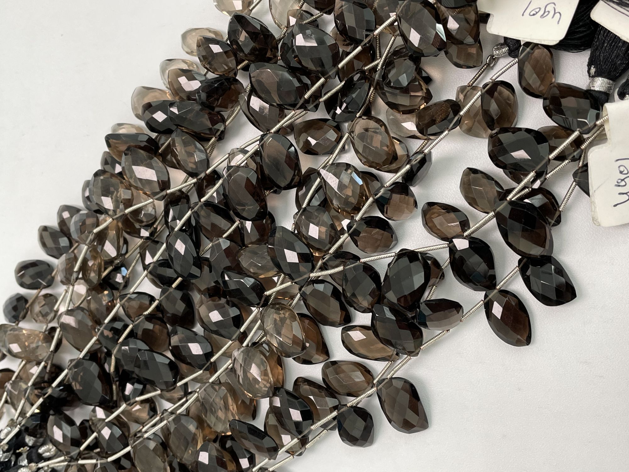 Brown Smoky Quartz Leaf Faceted