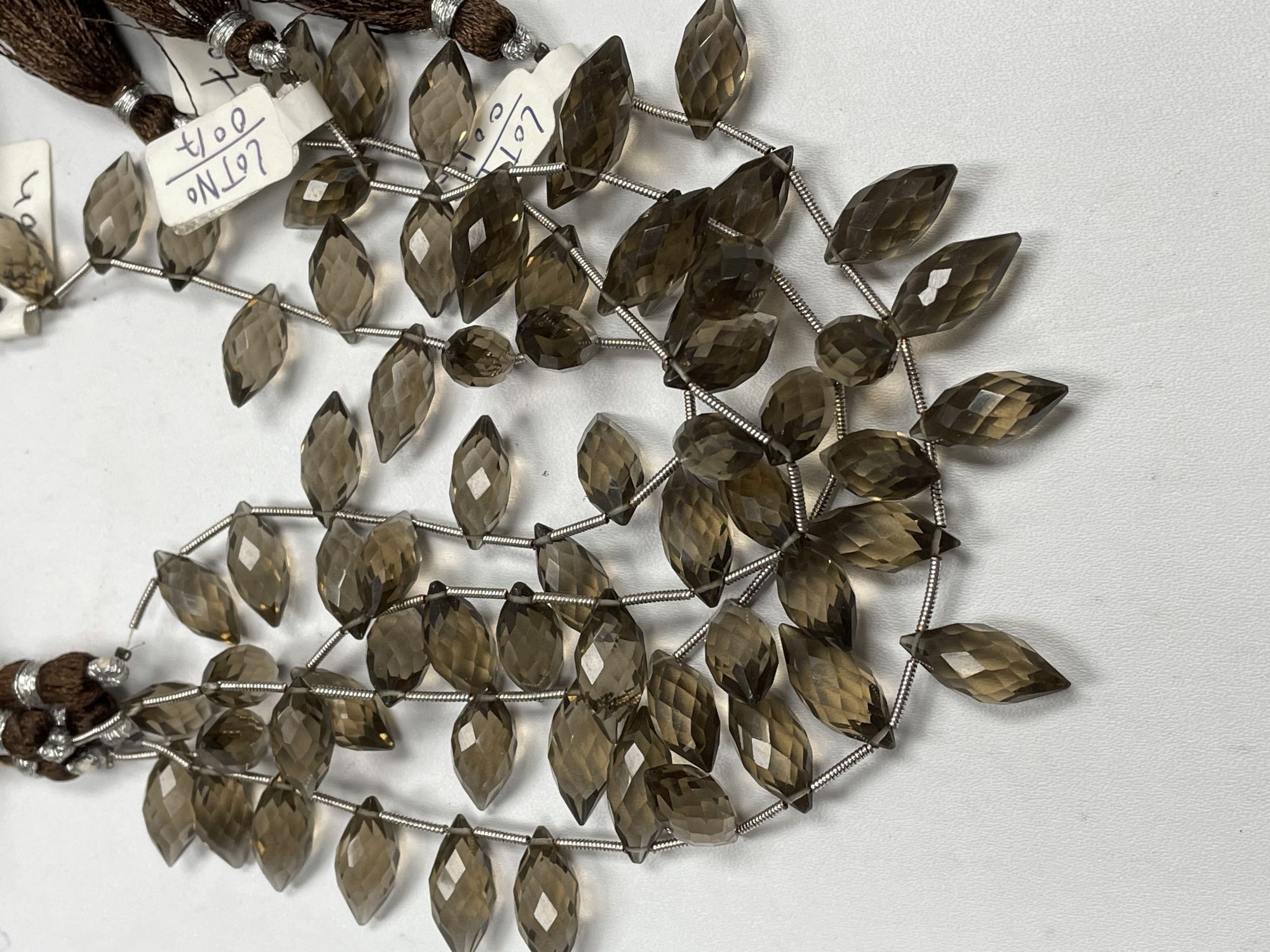 Brown Smoky Quartz Puff Marquise Faceted