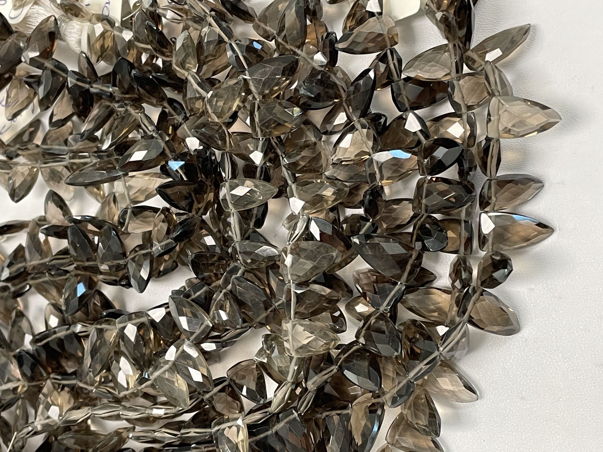 Brown Smoky Quartz Fan Cut Faceted