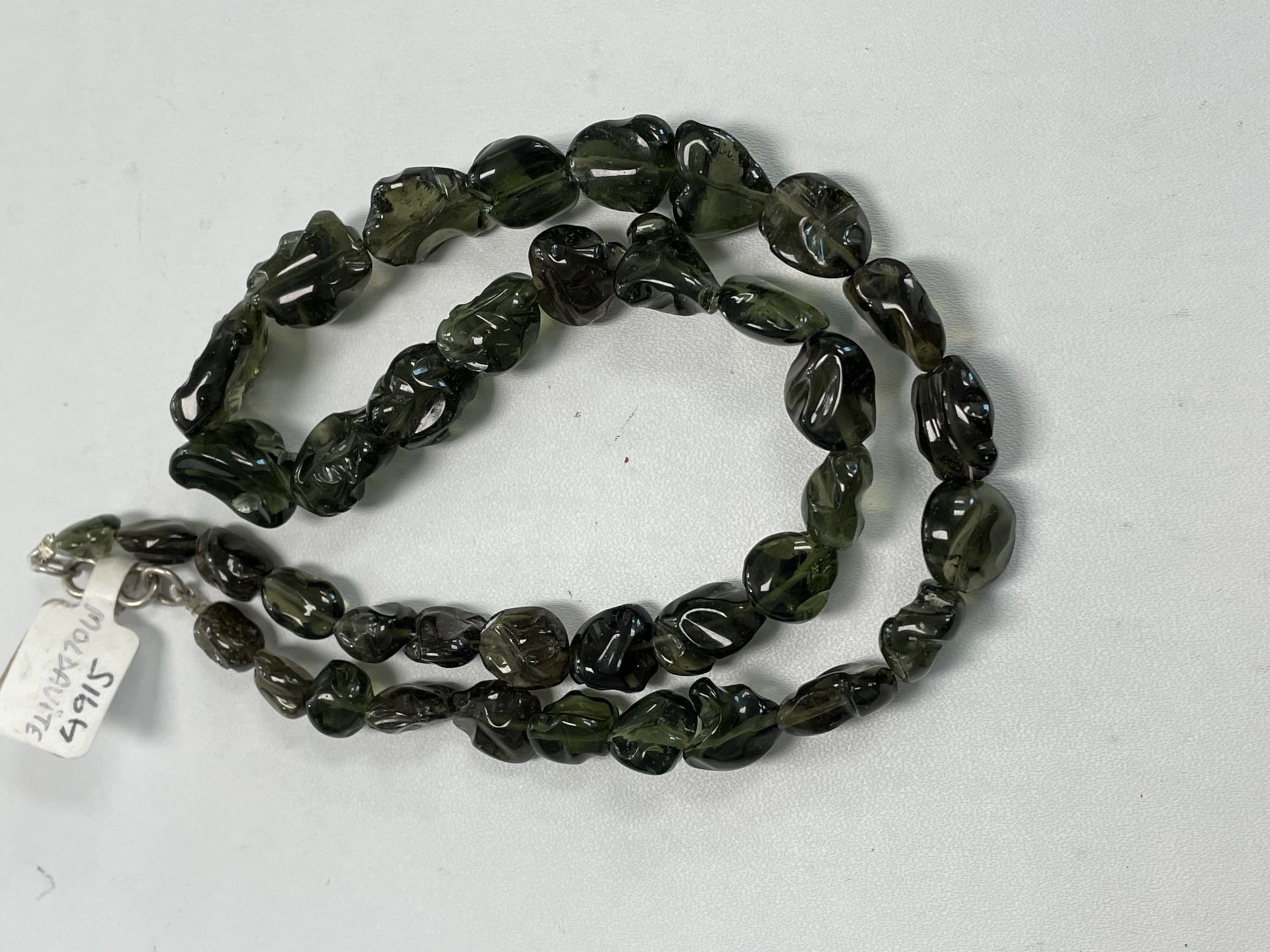 Moldavite Hand Carved Nugget Smooth