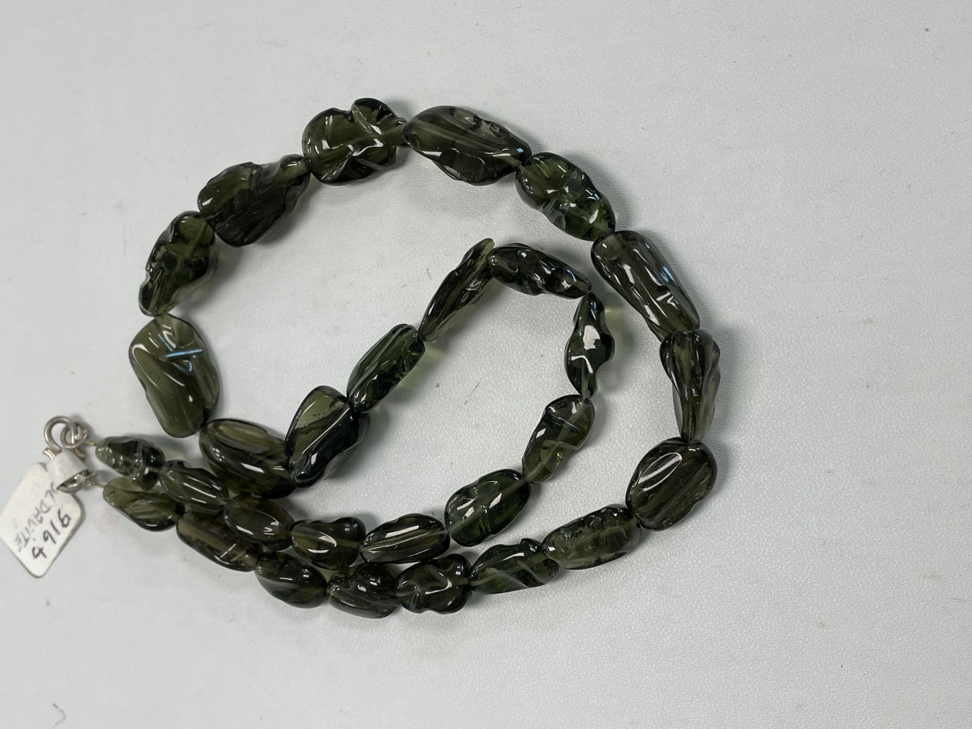 Moldavite Hand Carved Nugget Smooth