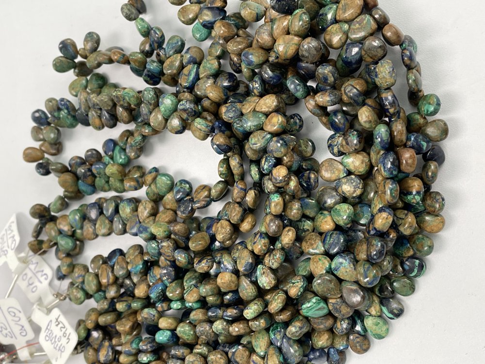 Azurite / Malachite Pear Smooth