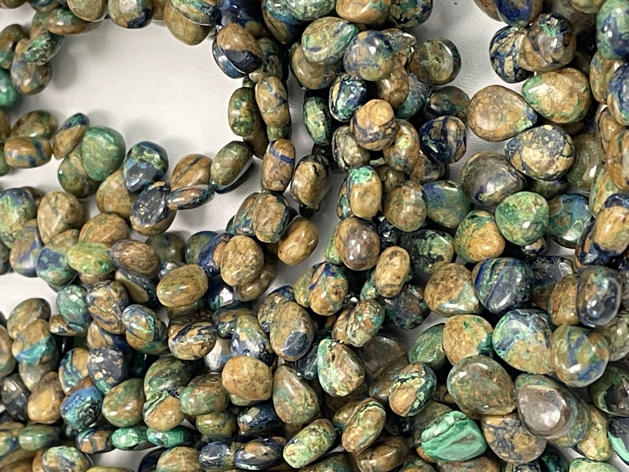 Azurite Malachite Pear Smooth