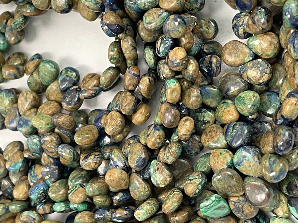 Azurite / Malachite Pear Smooth