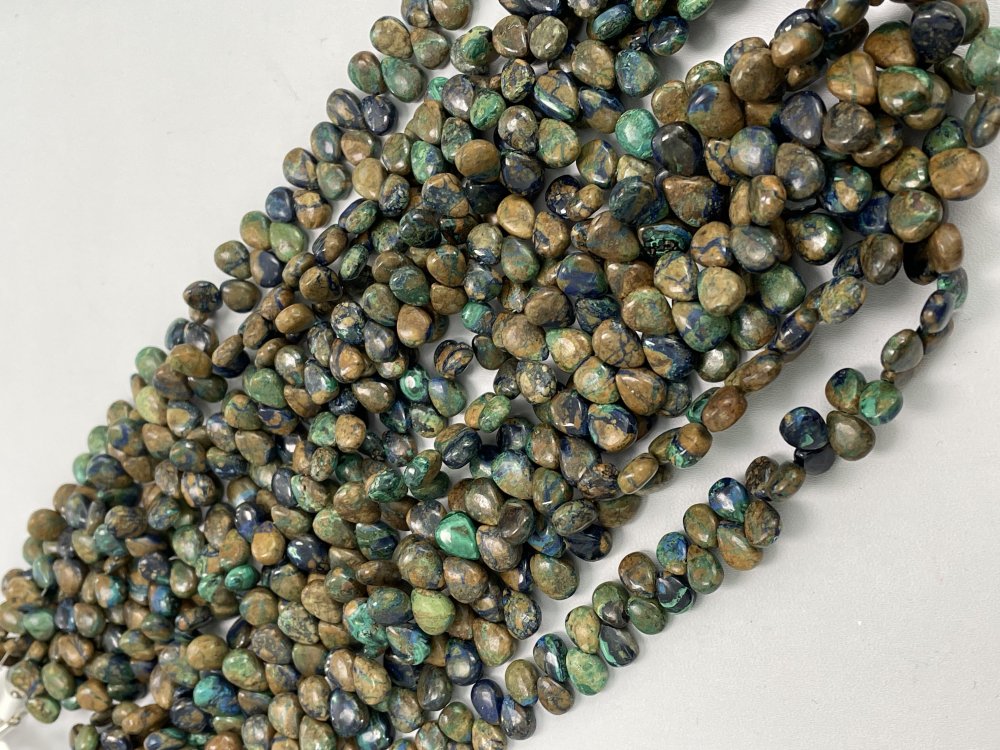 Azurite / Malachite Pear Smooth