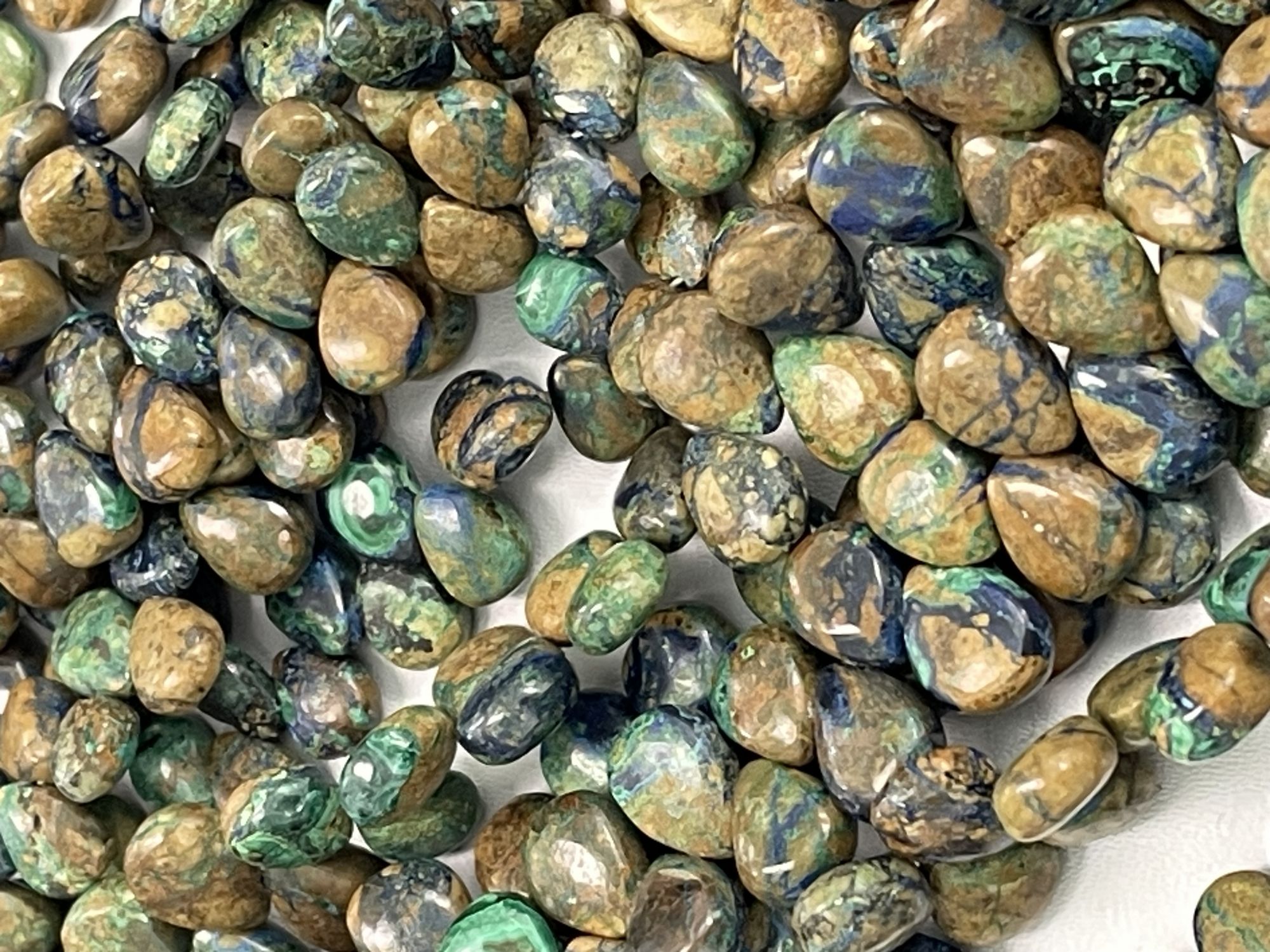 Azurite Malachite Pear Smooth