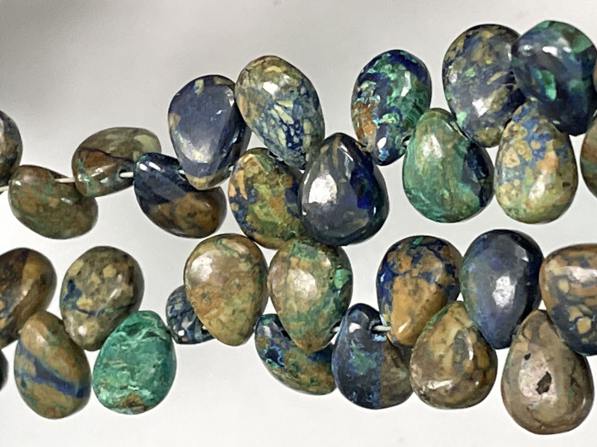 Azurite Malachite Pear Smooth