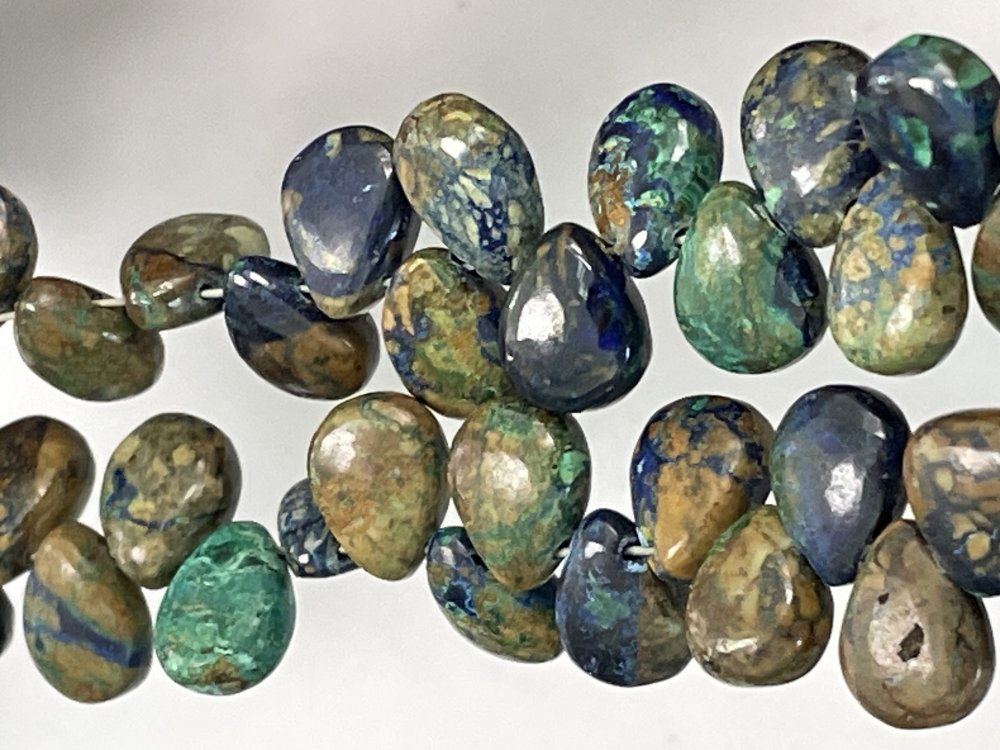 Azurite / Malachite Pear Smooth