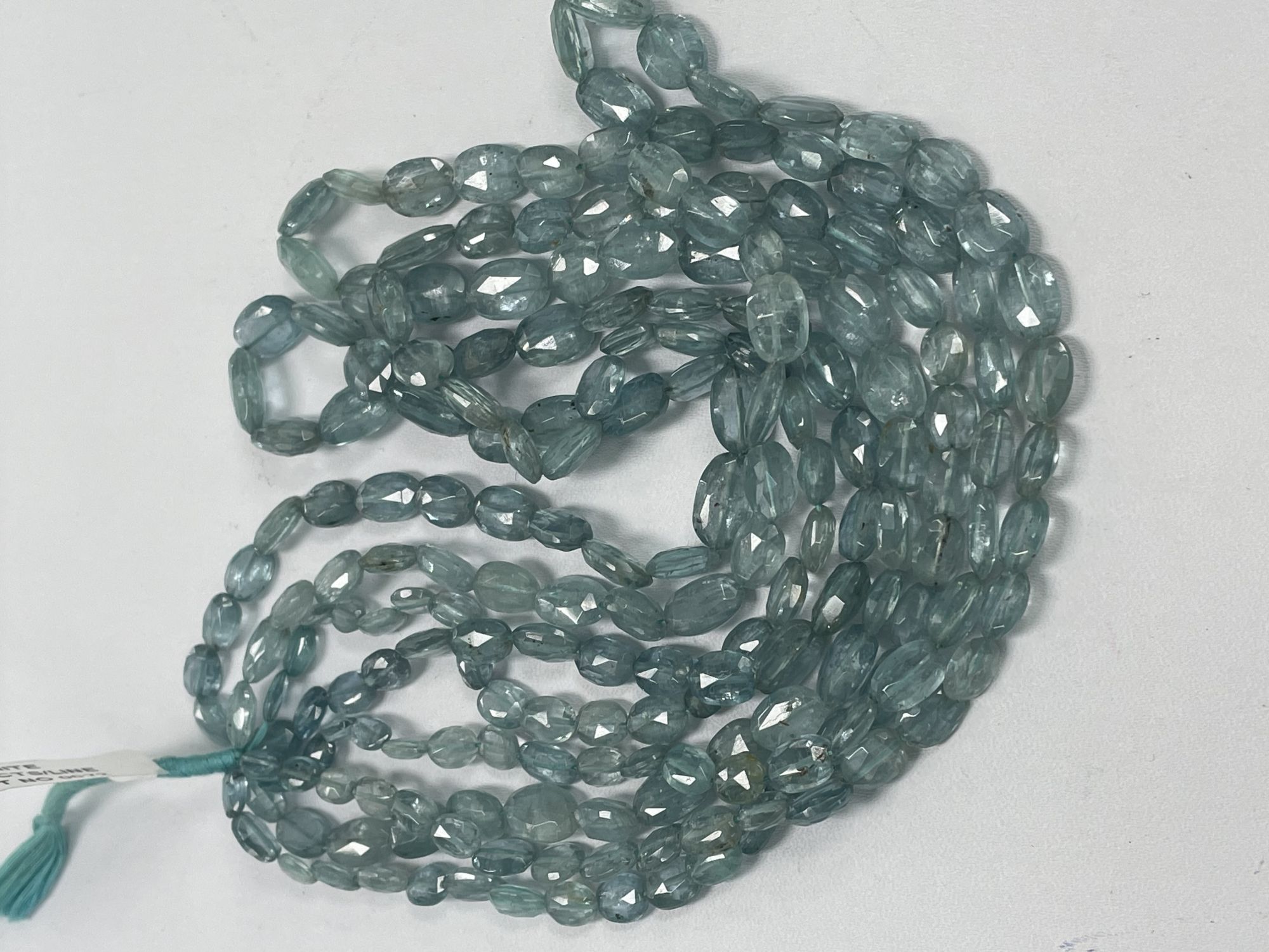 Aqua Kyanite Oval Faceted