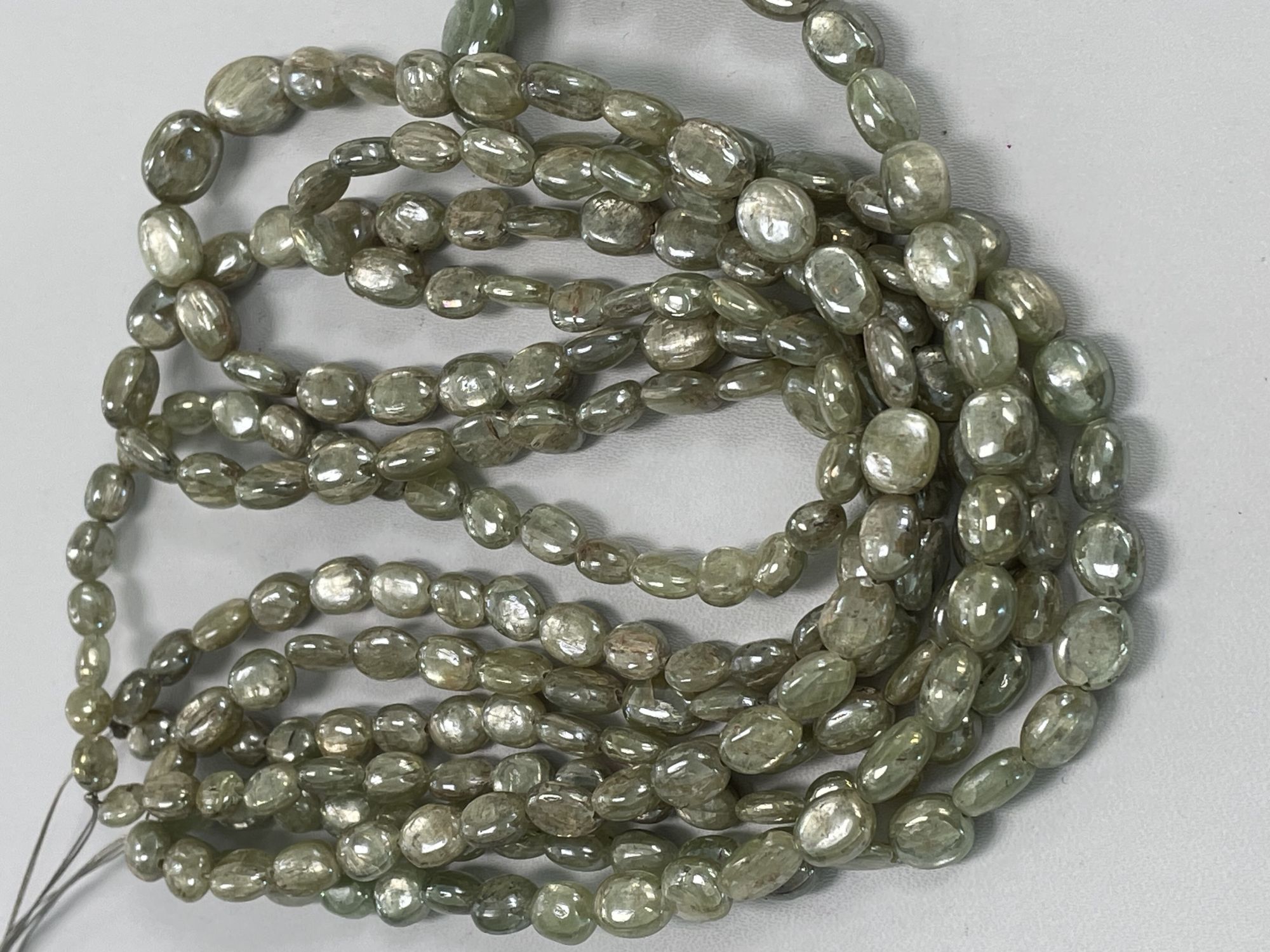 Coated Green Kyanite Nugget Smooth