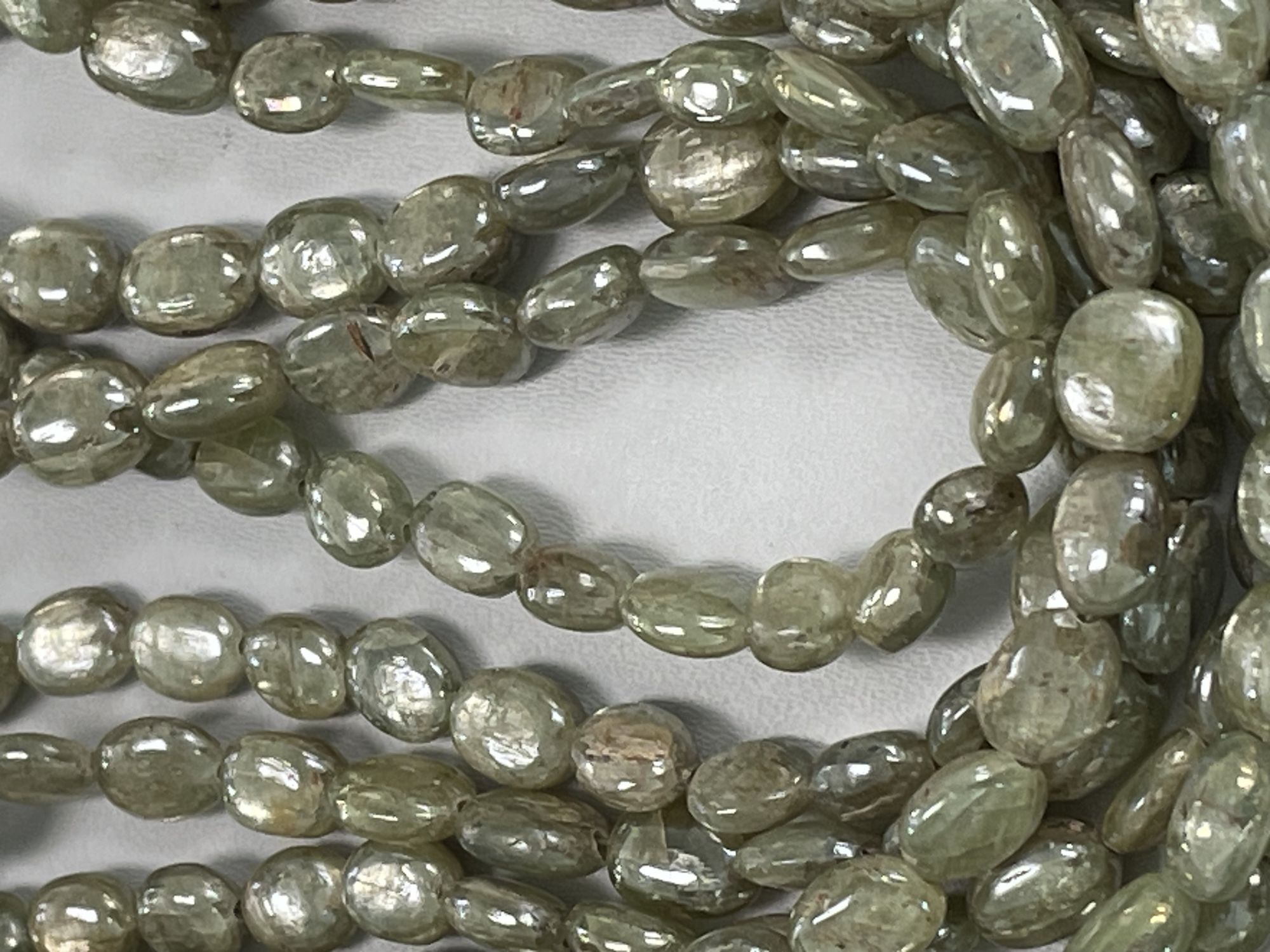 Coated Green Kyanite Nugget Smooth