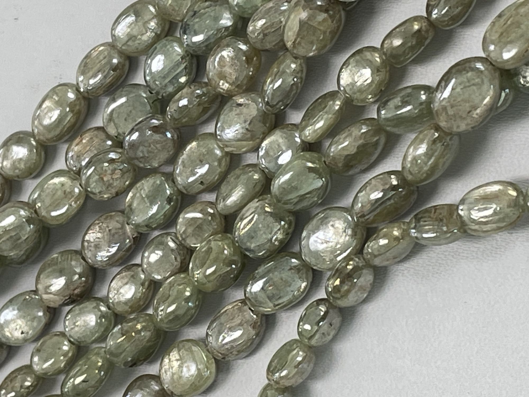 Coated Green Kyanite Nugget Smooth