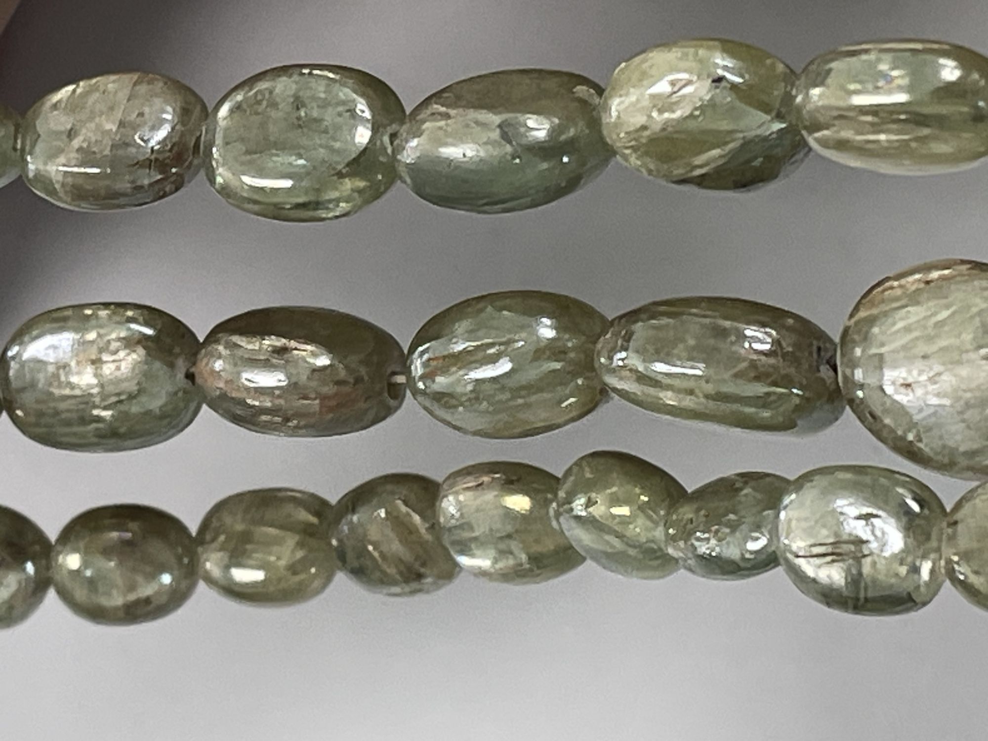 Coated Green Kyanite Nugget Smooth