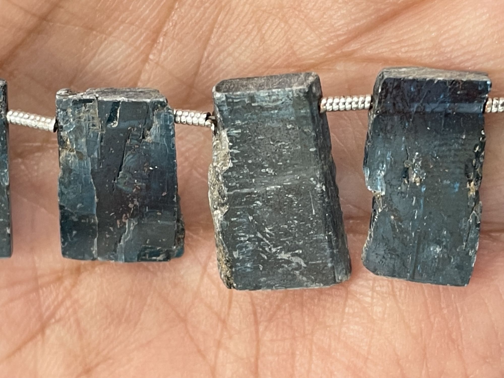 Blue Kyanite Slice Smooth