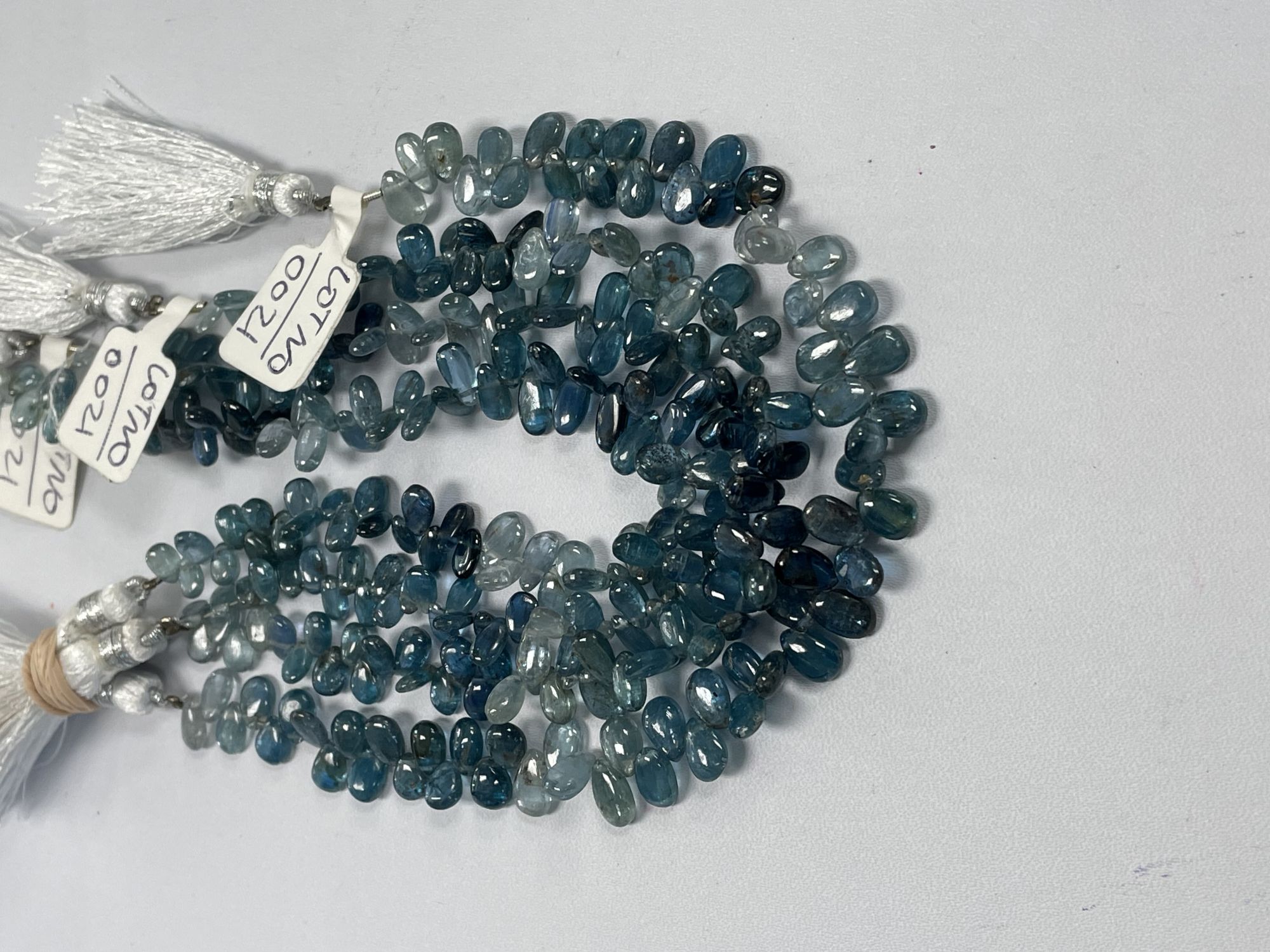 Teal Kyanite Pear Smooth