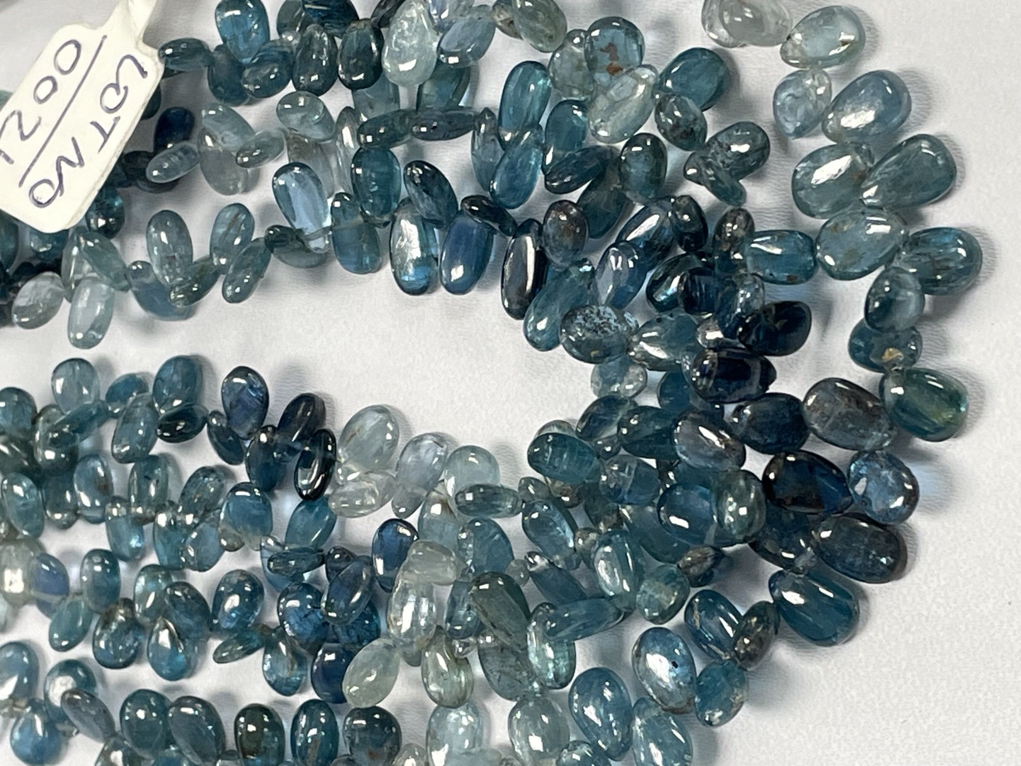 Teal Kyanite Pear Smooth