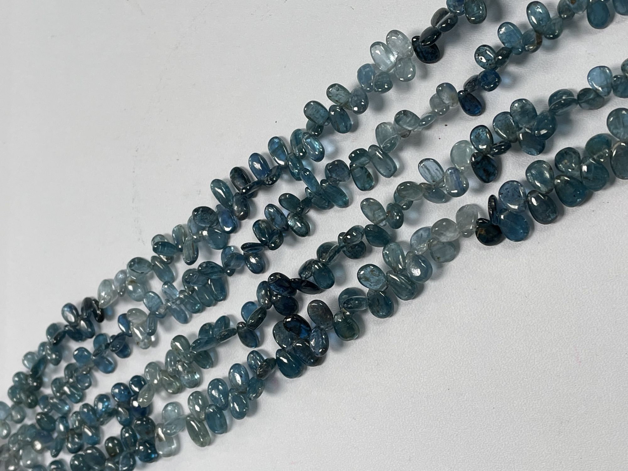 Teal Kyanite Pear Smooth