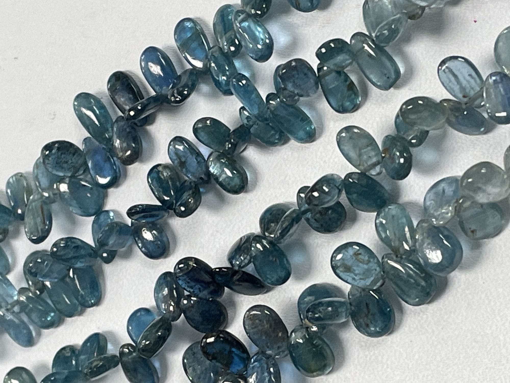 Teal Kyanite Pear Smooth