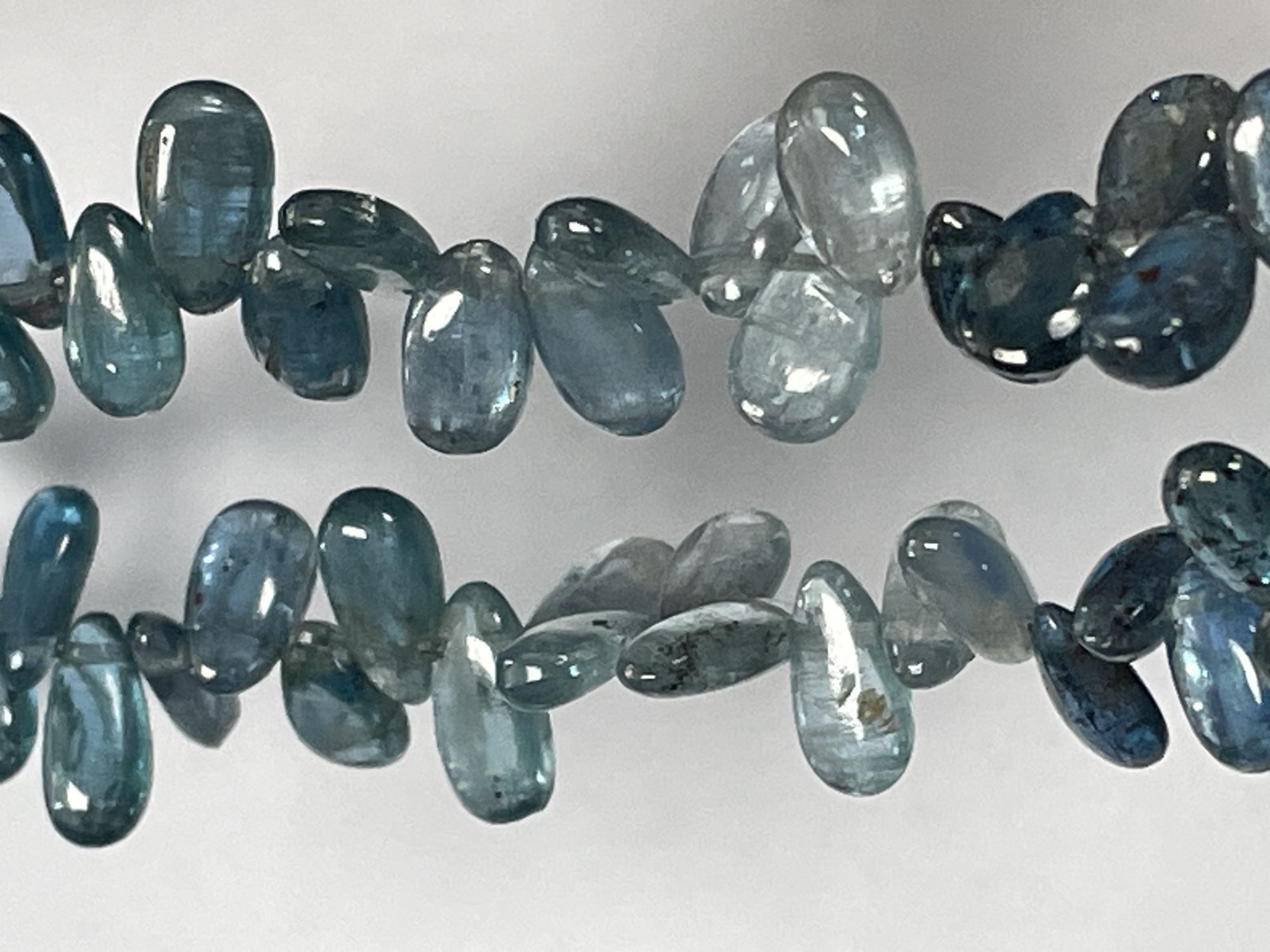 Teal Kyanite Pear Smooth