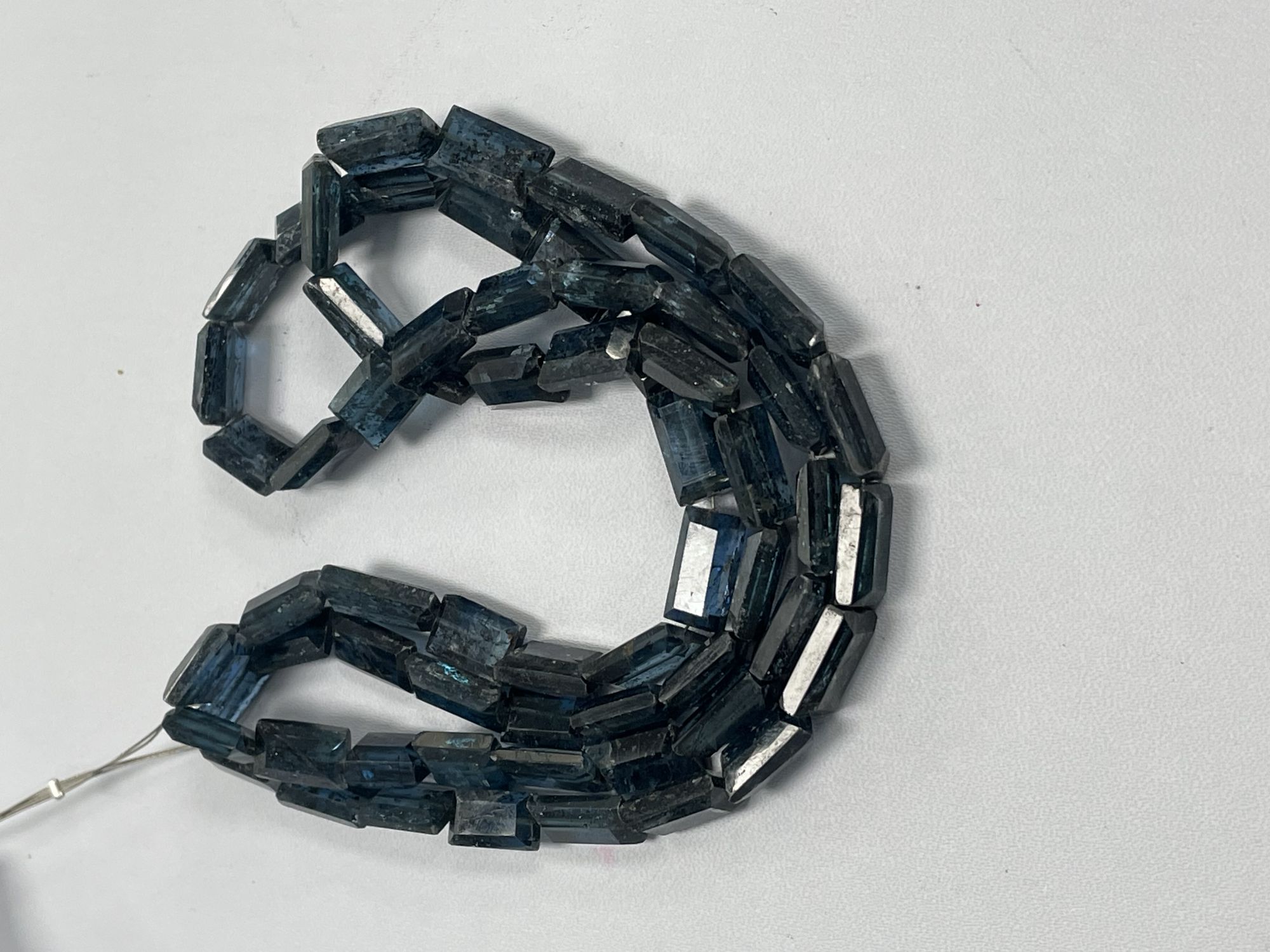 Teal Kyanite Rectangle Faceted