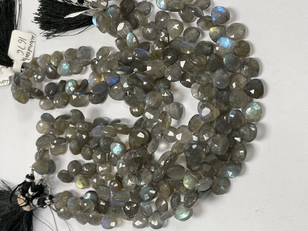 Labradorite Heart Faceted