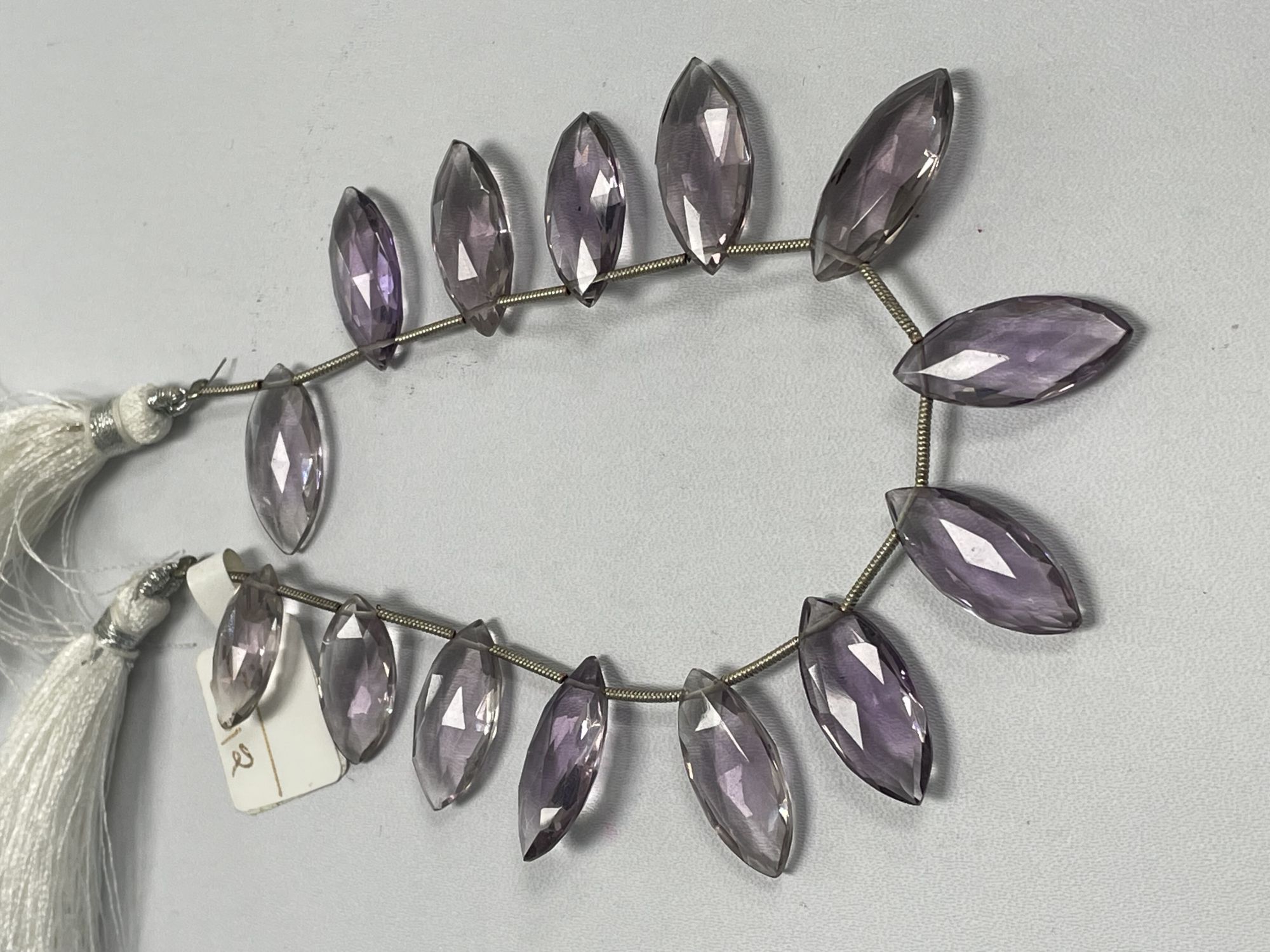 Pink Amethyst Marquise Faceted