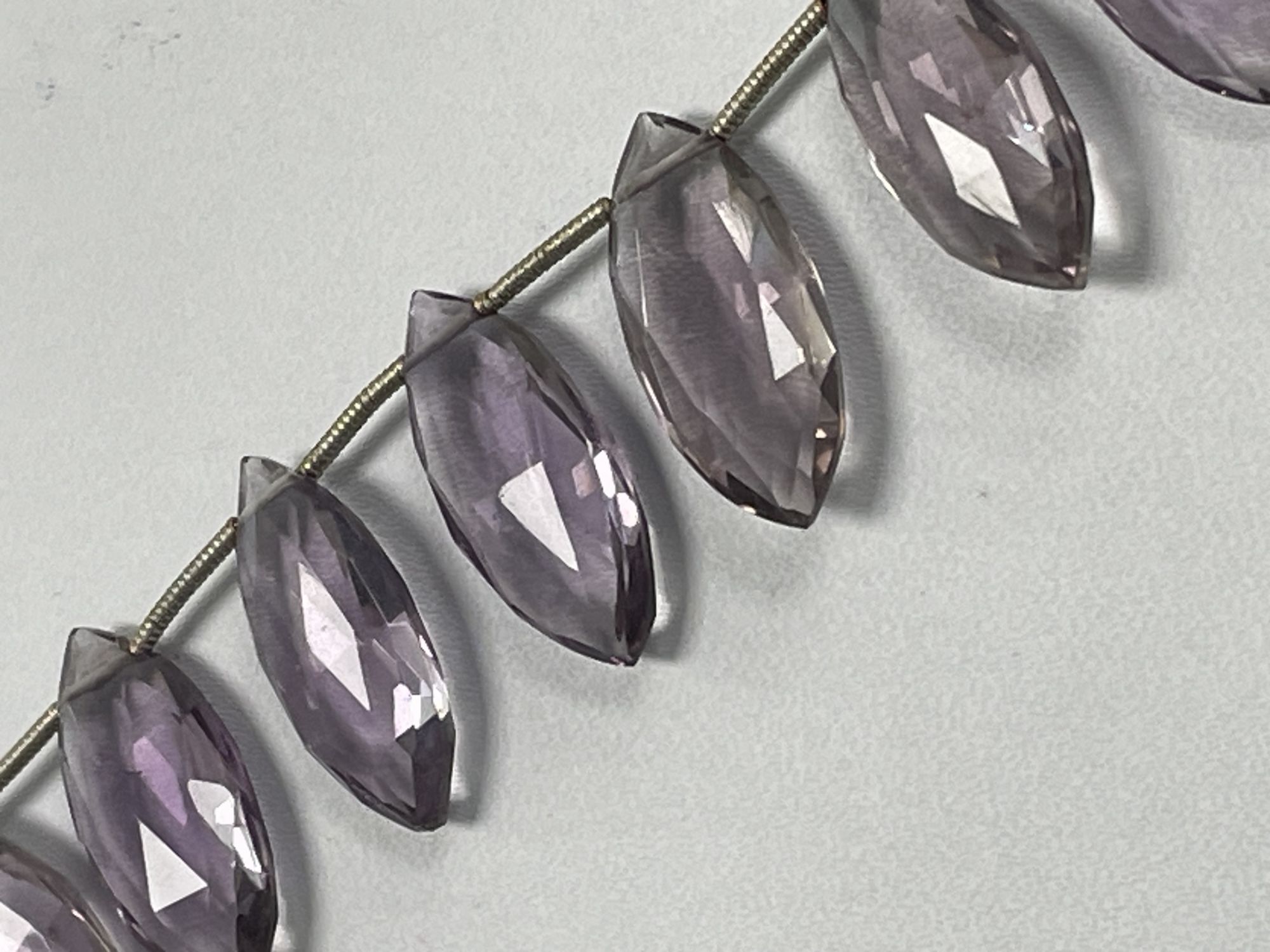 Pink Amethyst Marquise Faceted