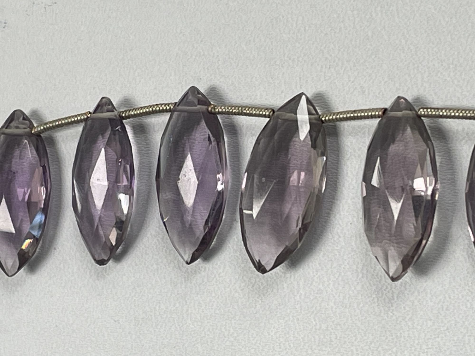 Pink Amethyst Marquise Faceted