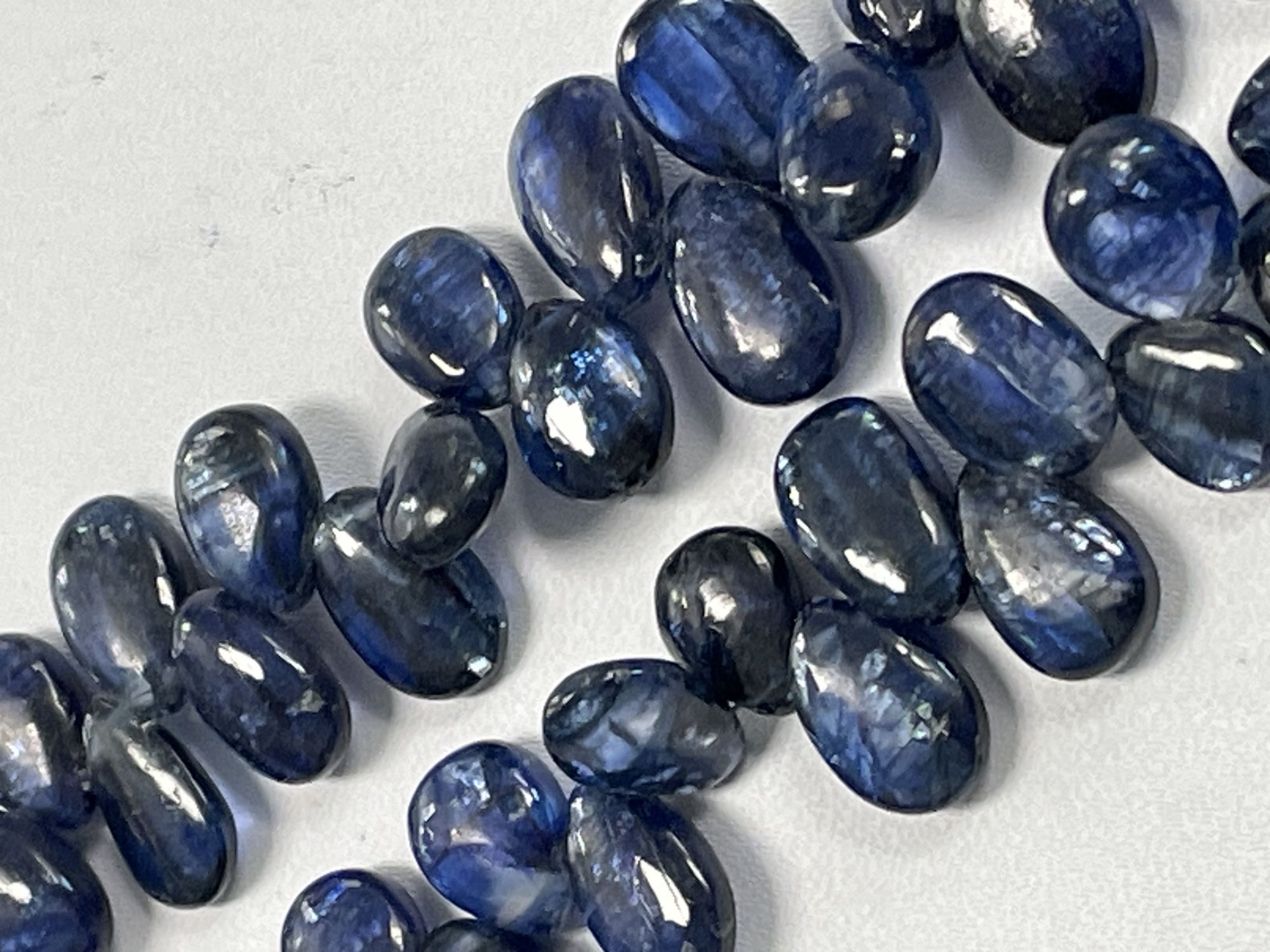 Blue Kyanite Pear Smooth